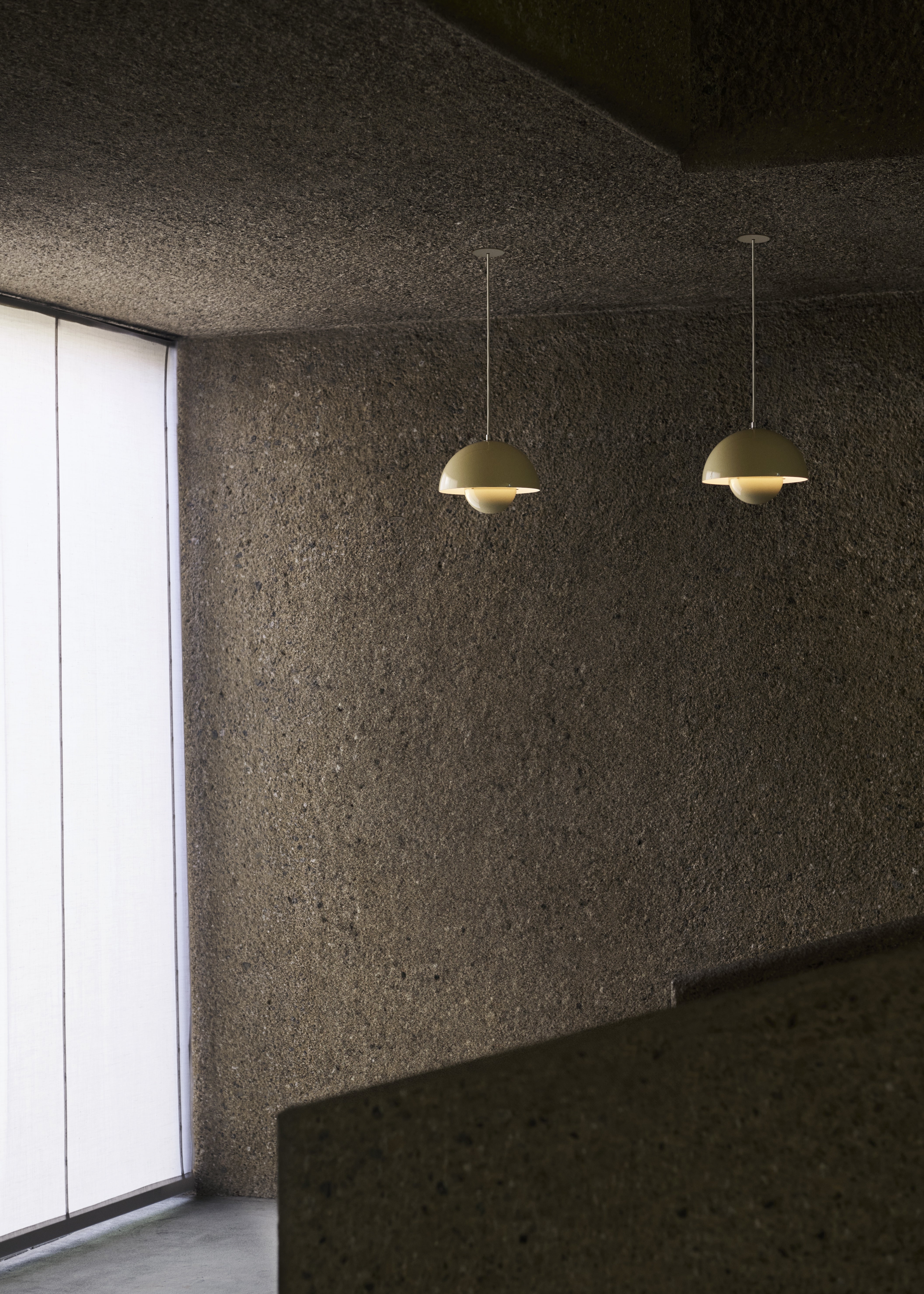 Lampa wisząca FLOWERPOT kość słoniowa