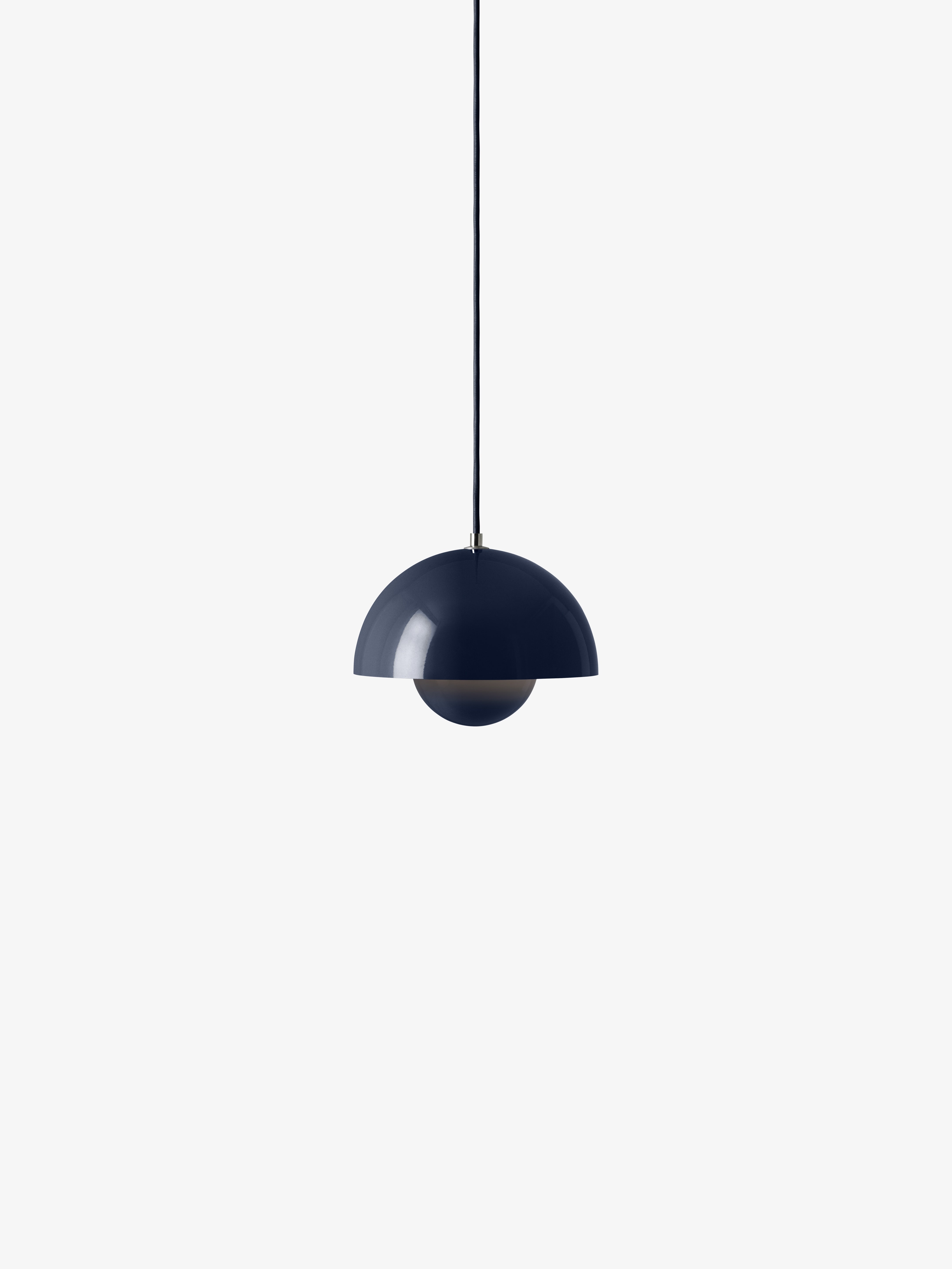 Lampa wisząca FLOWERPOT stalowy niebieski