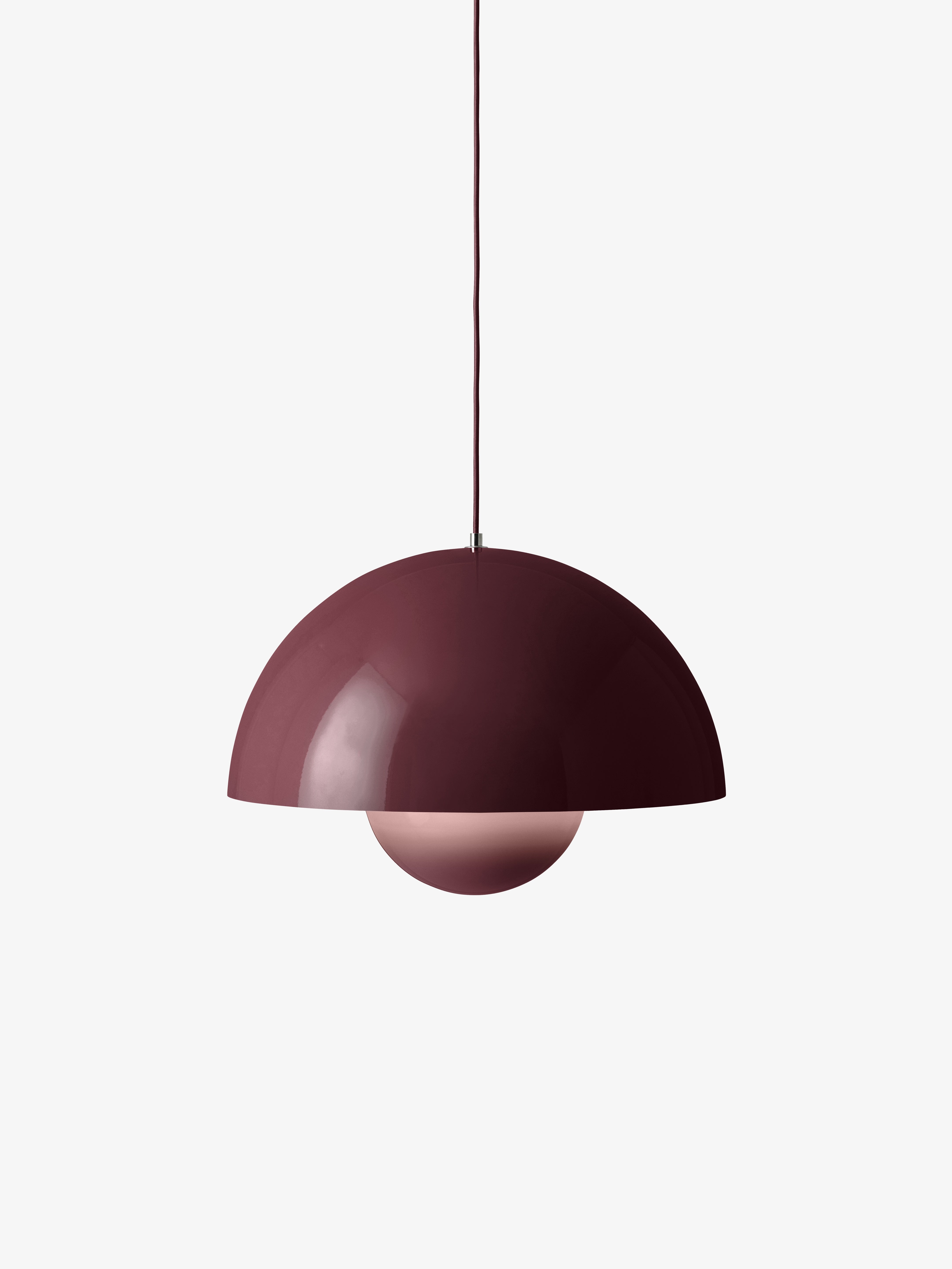 Lampa wisząca FLOWERPOT ciemna śliwka