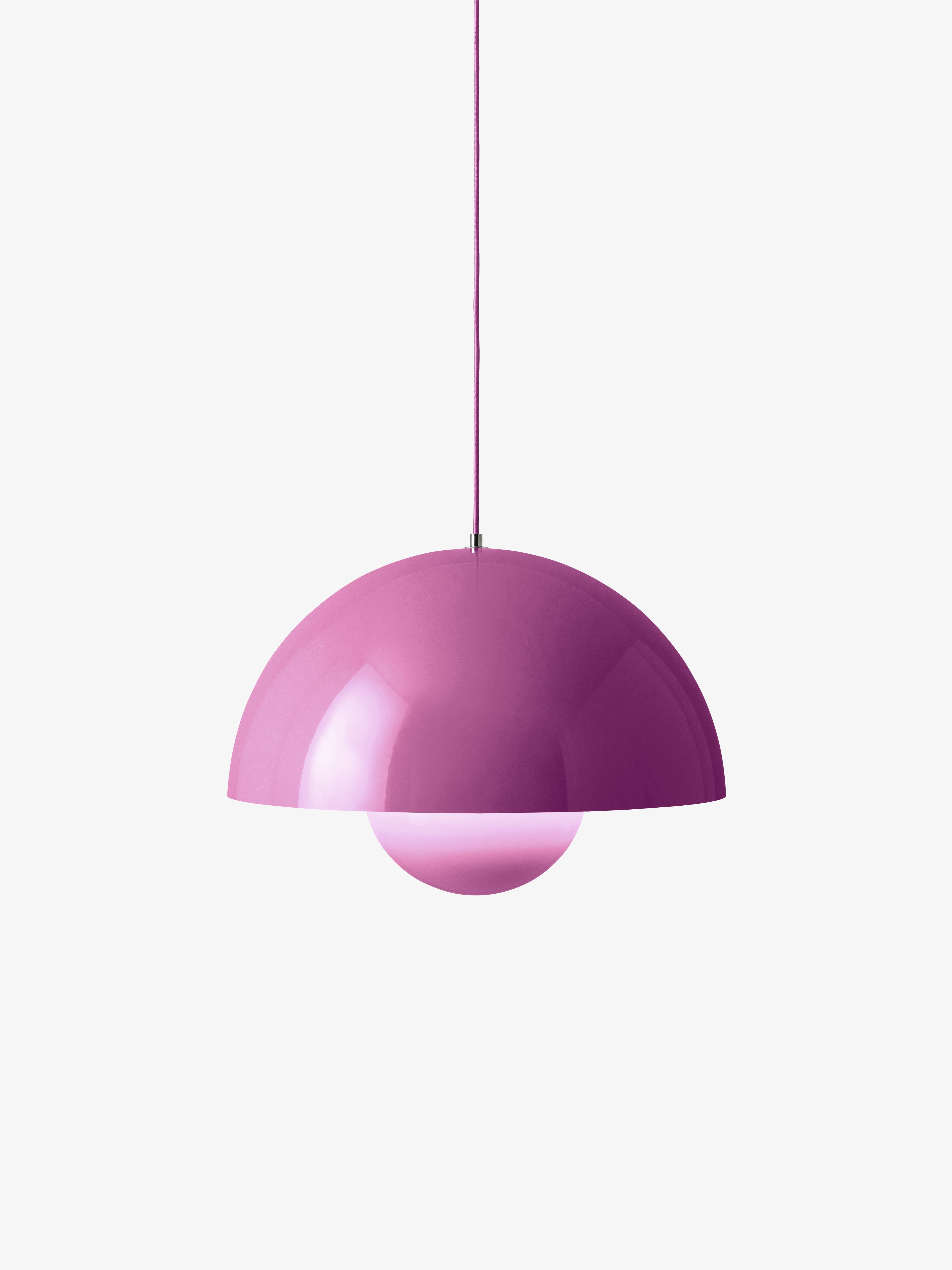 Lampa wisząca FLOWERPOT fuksjowy
