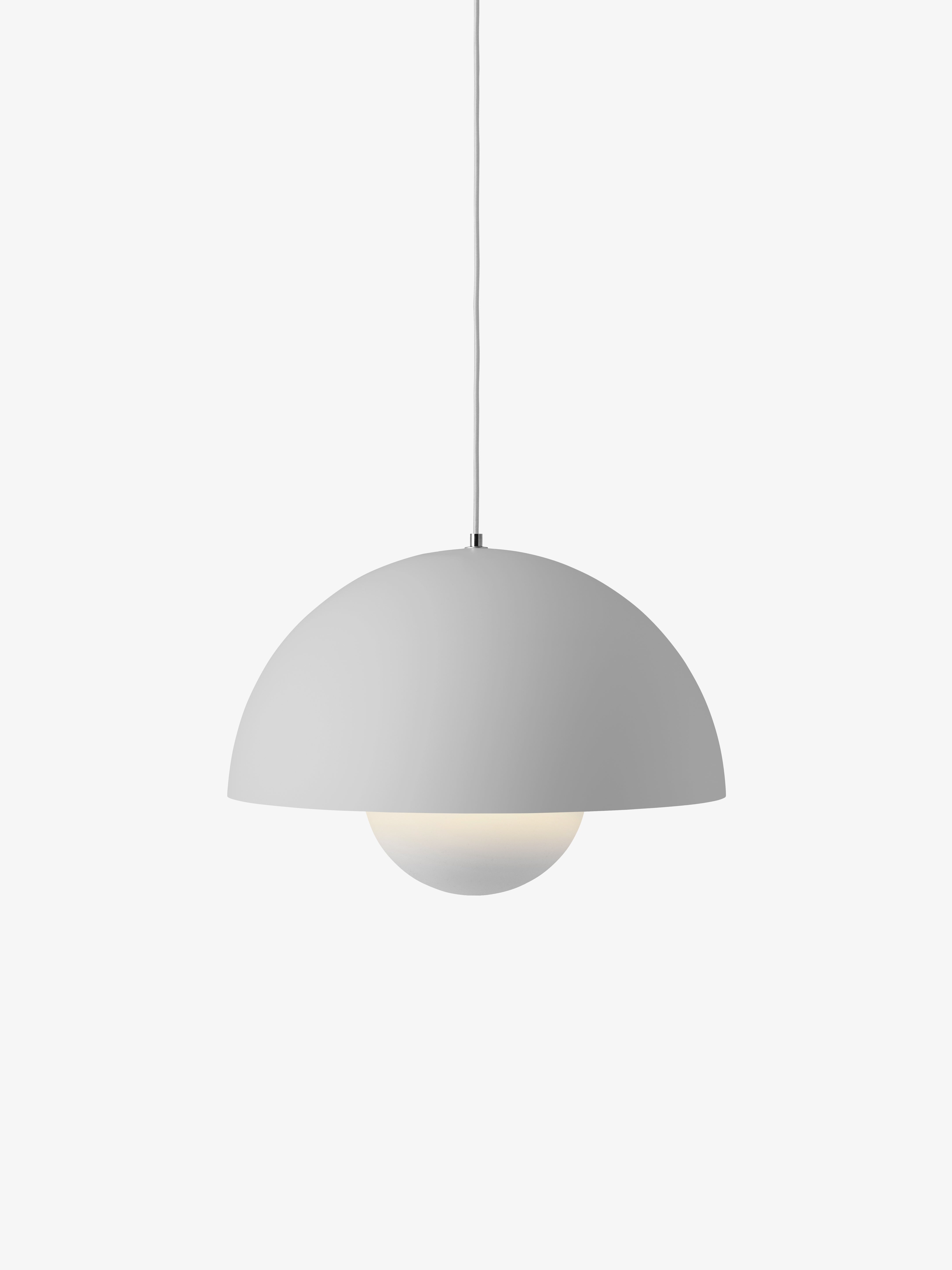 Lampa wisząca FLOWERPOT matowy jasnoszary