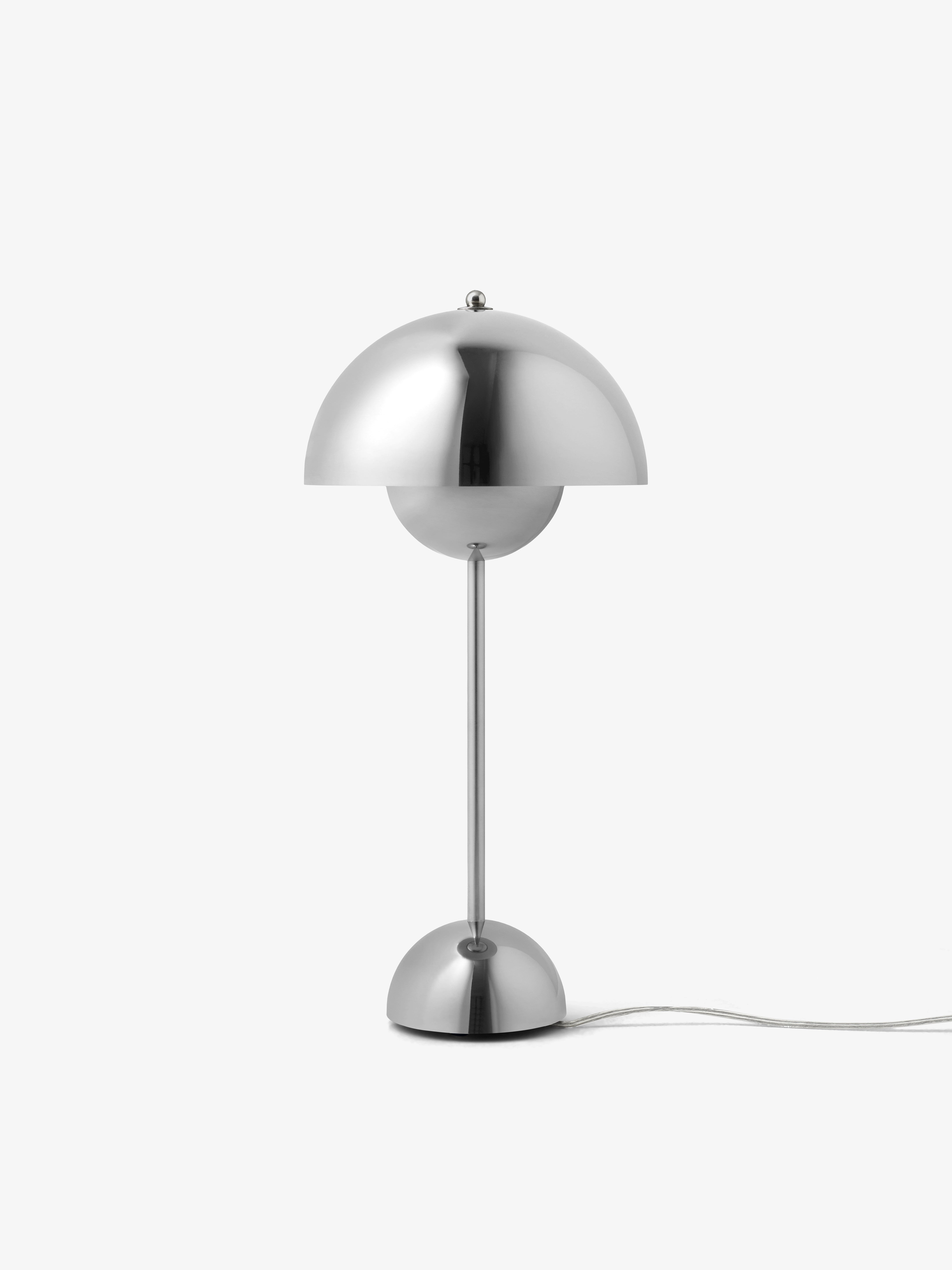 Lampa stołowa FLOWERPOT VP3 chromowany