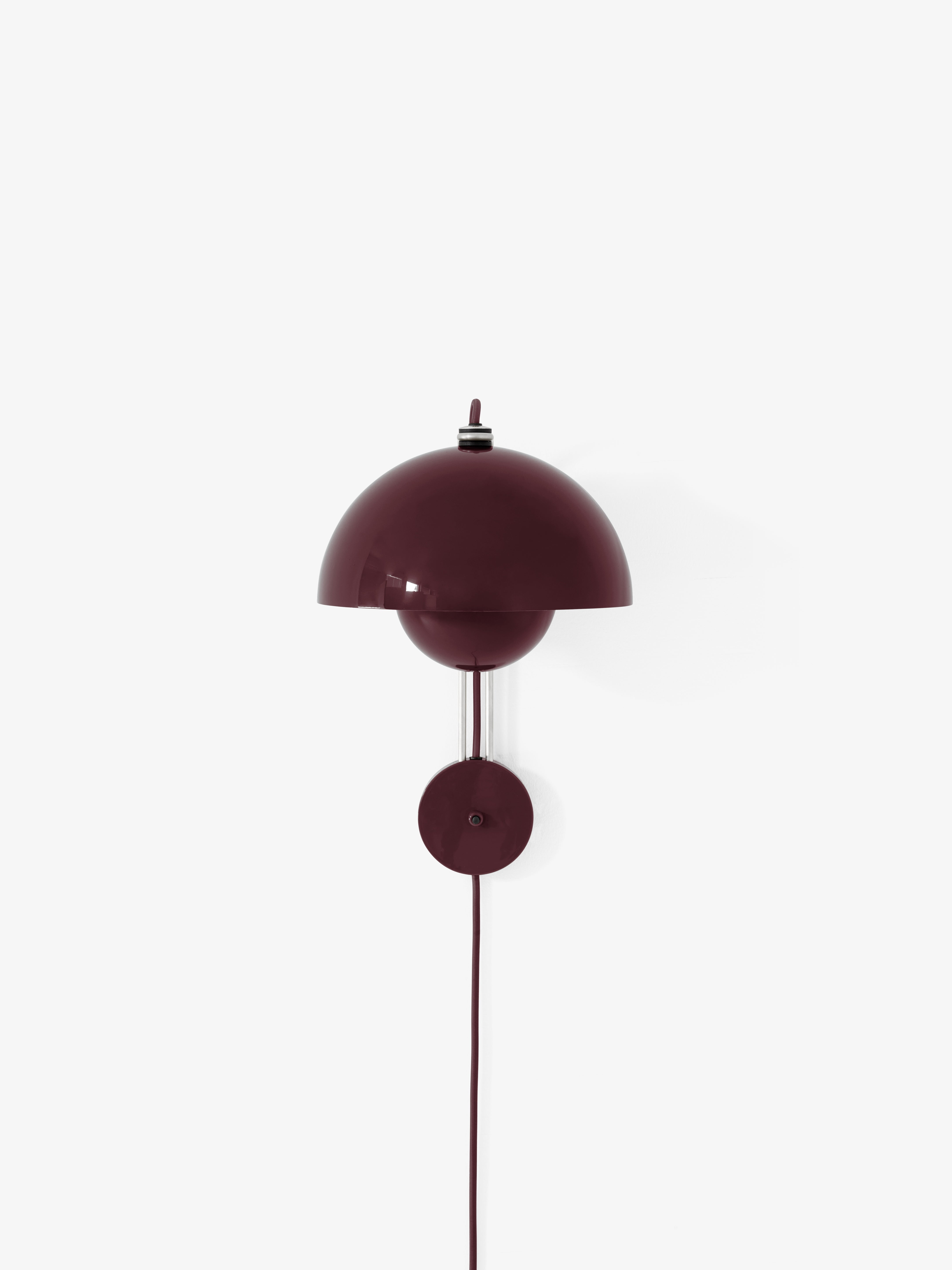 Lampa ścienna FLOWERPOT VP8 ciemna śliwka