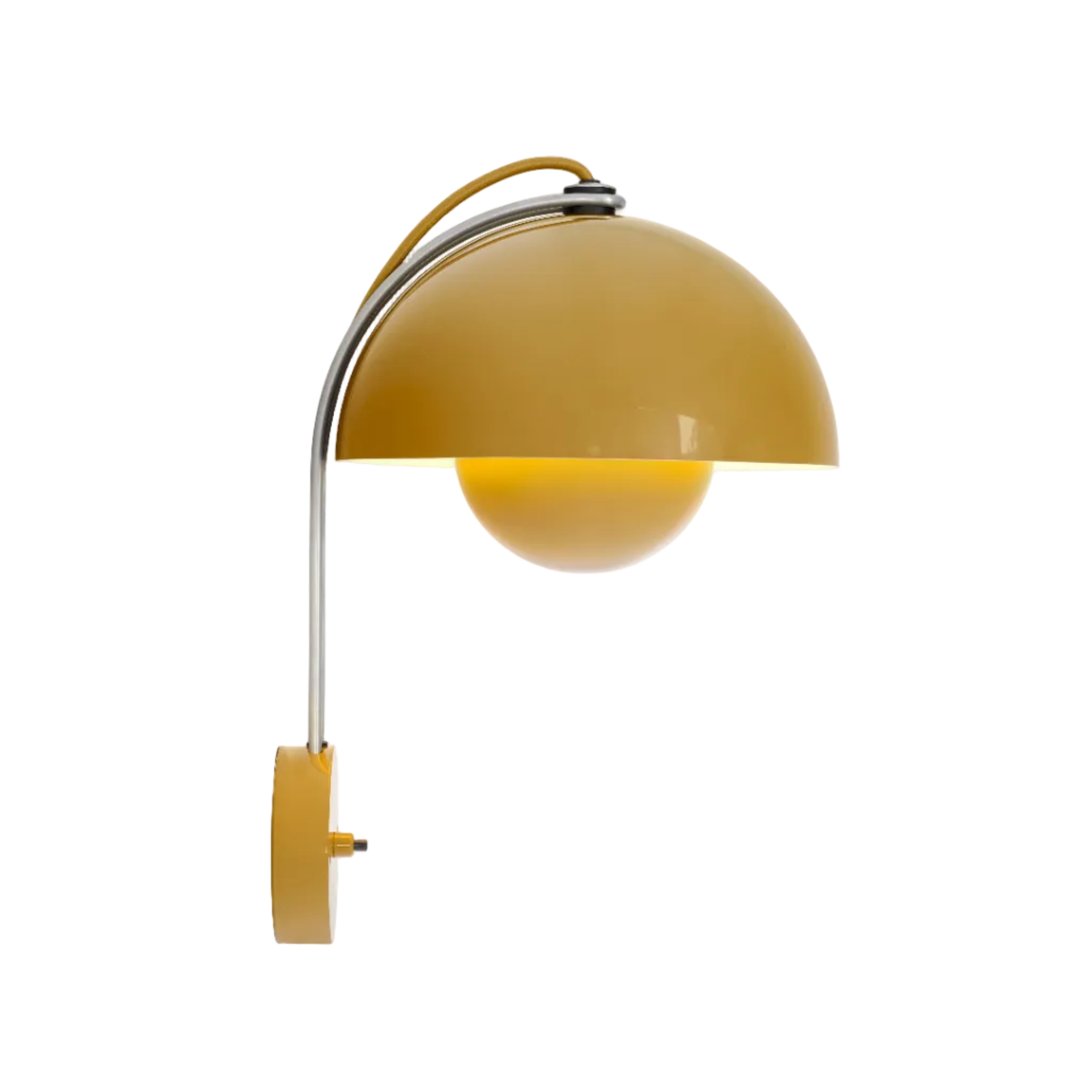 Lampa ścienna FLOWERPOT VP8 musztardowy