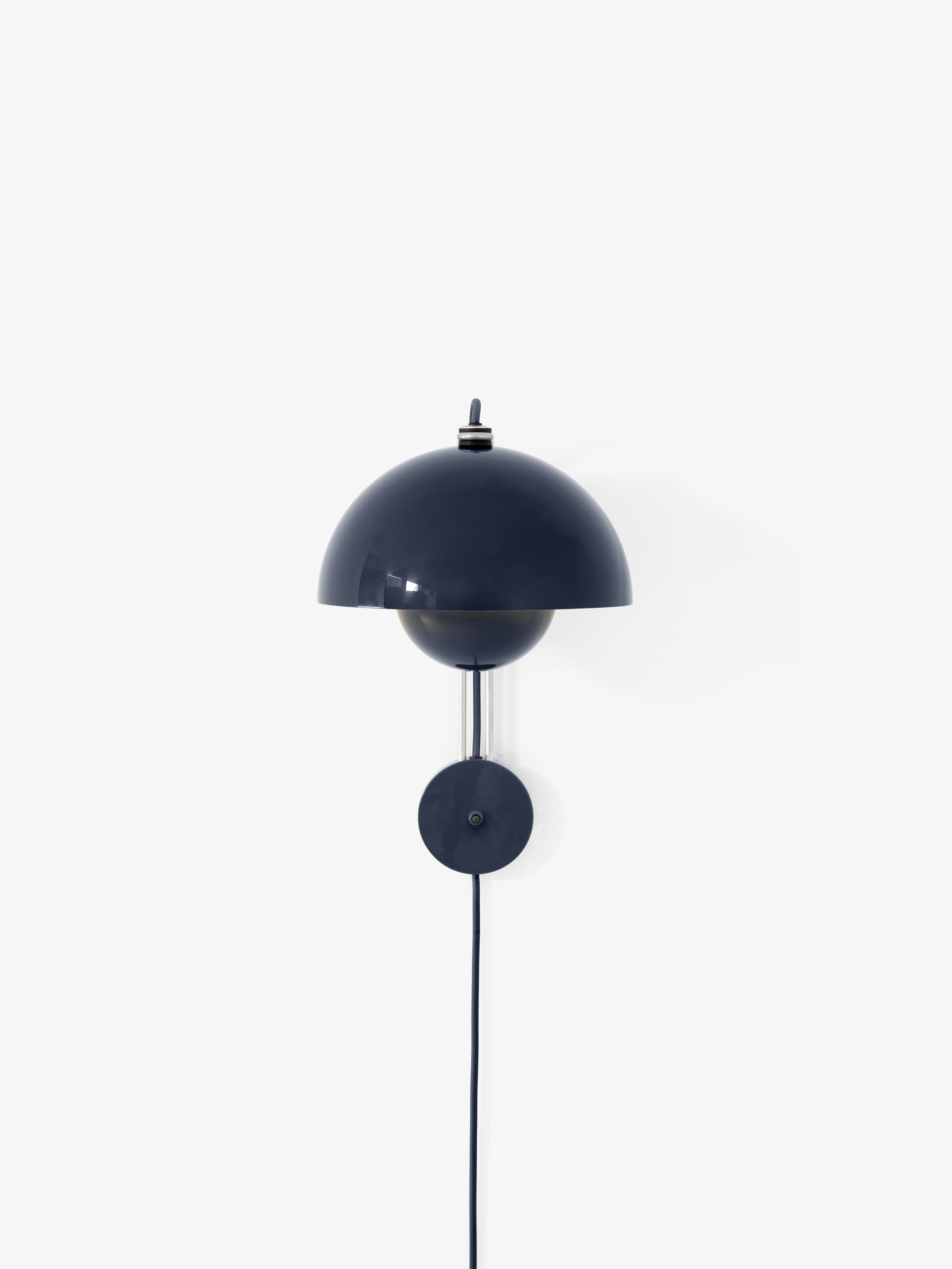 Lampa ścienna FLOWERPOT VP8 stalowy niebieski