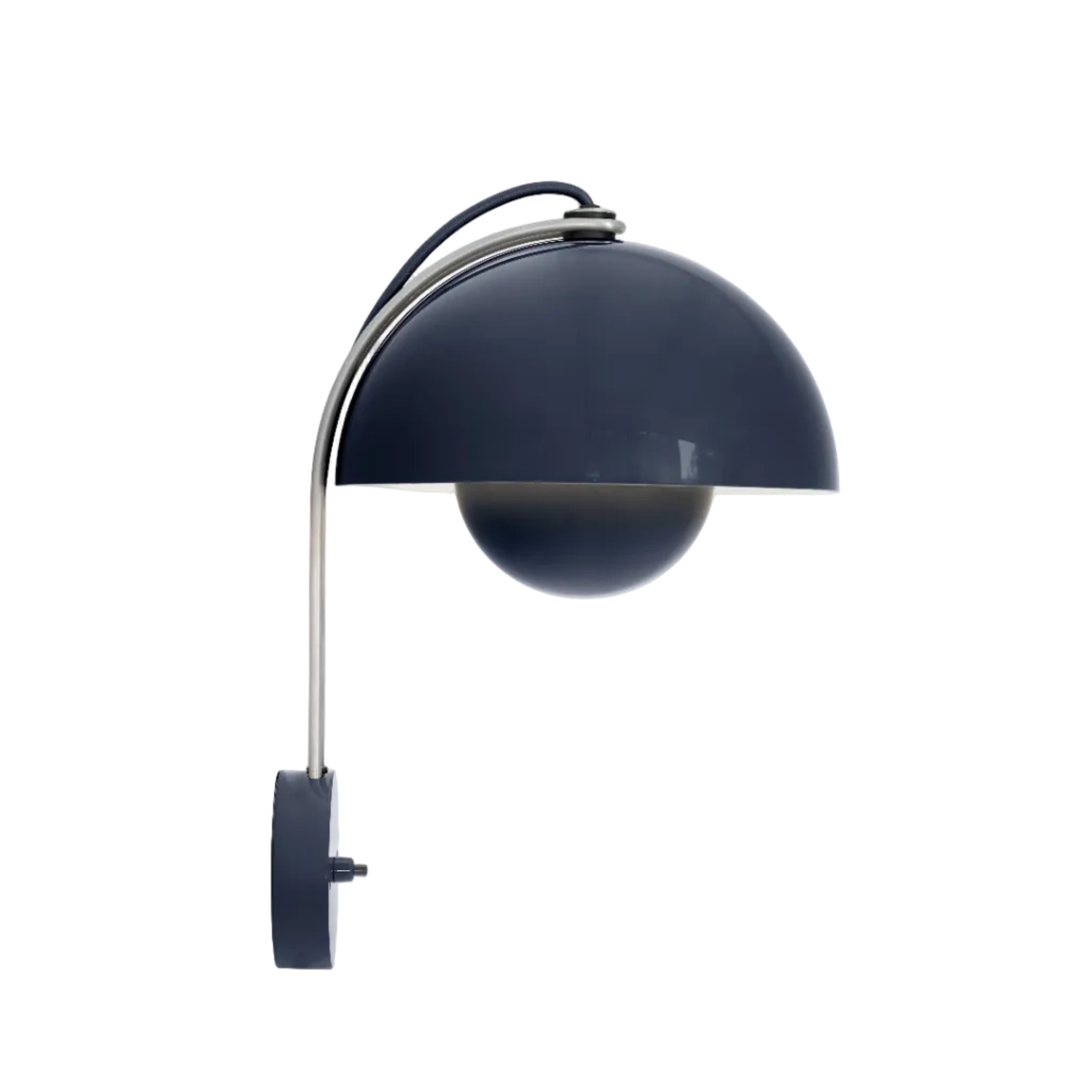 Lampa ścienna FLOWERPOT VP8 stalowy niebieski