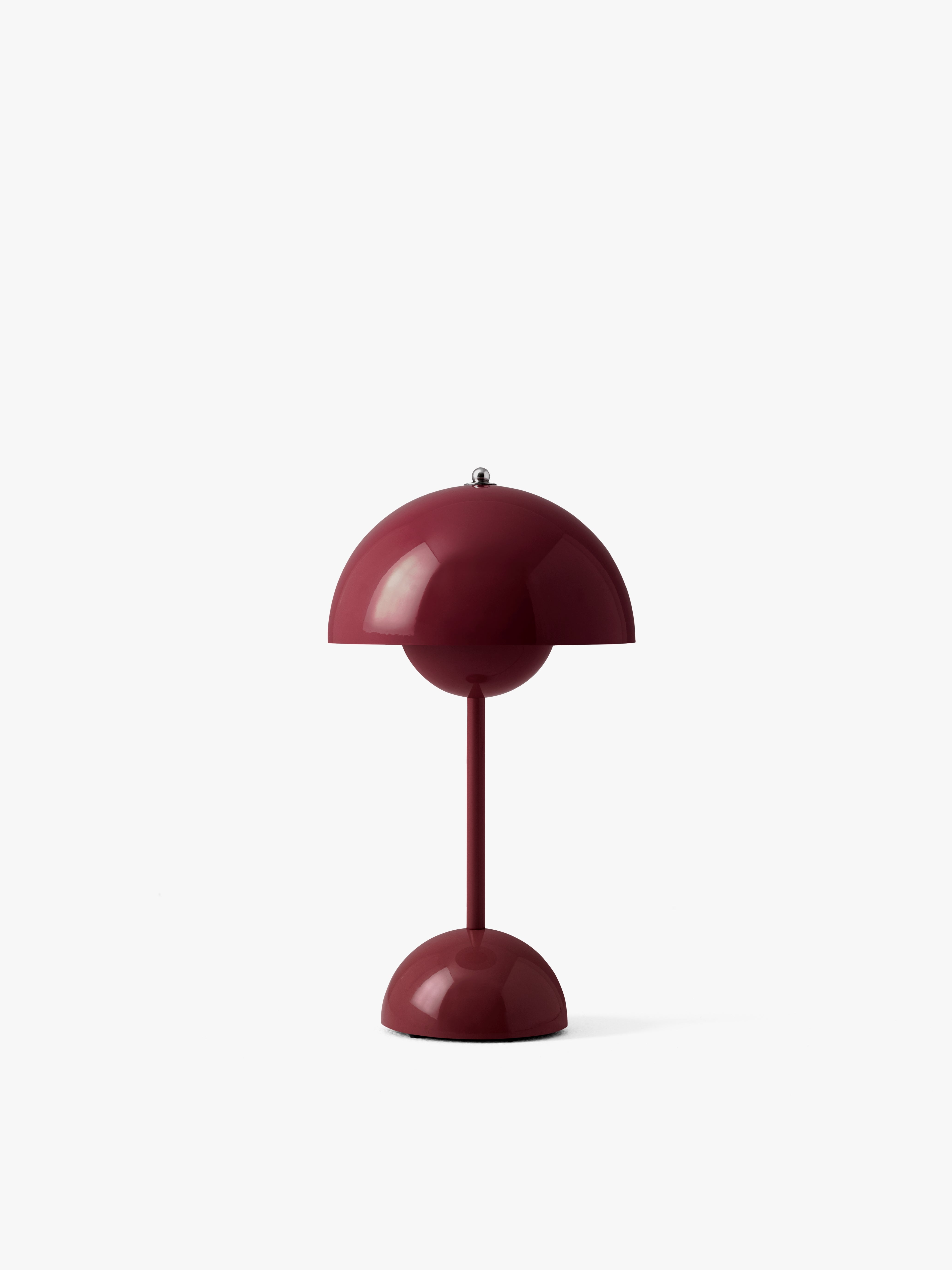 Lampa przenośna FLOWERPOT VP9 ciemny śliwkowy