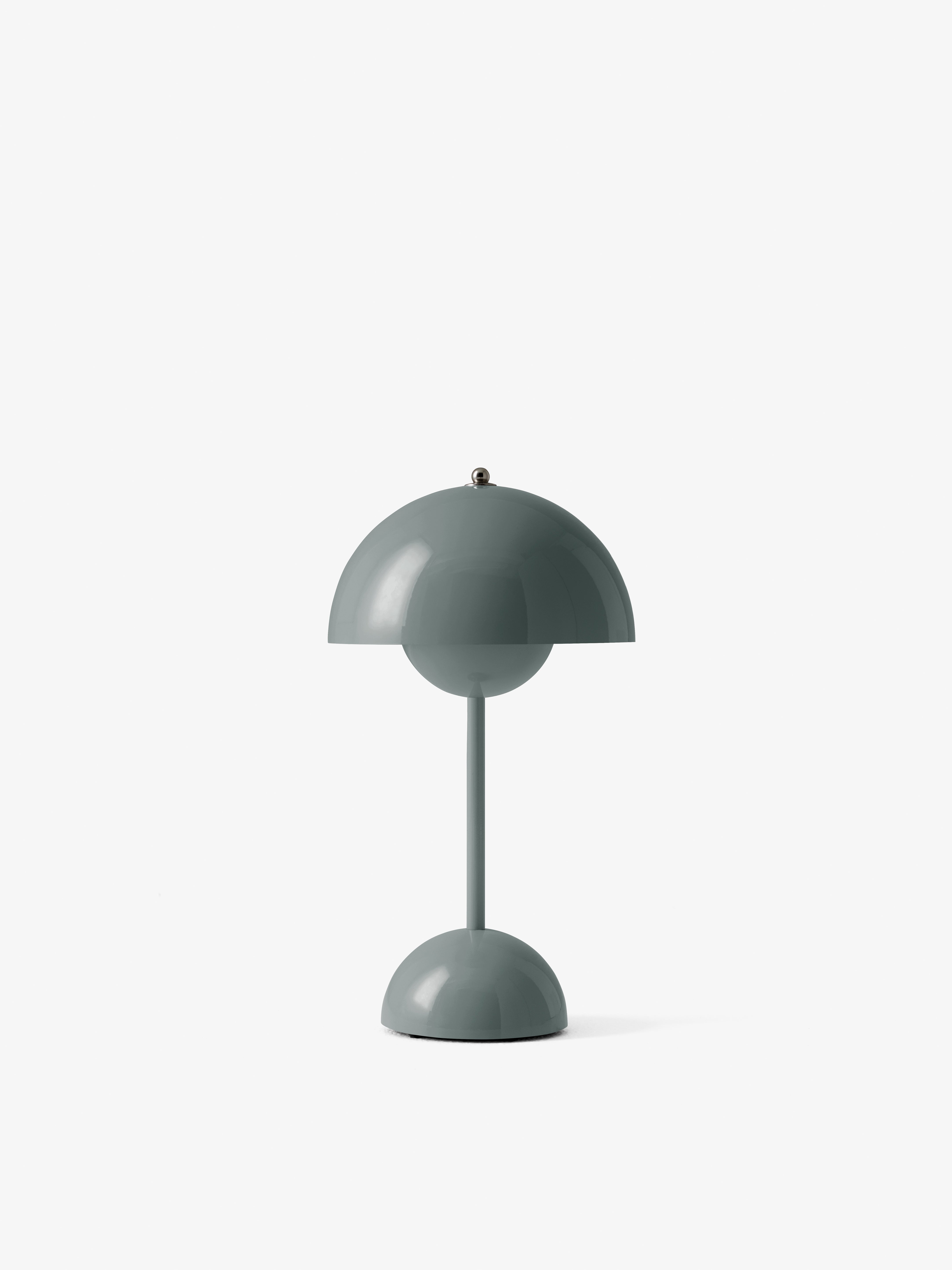 Lampa przenośna FLOWERPOT VP9 szaroniebieski