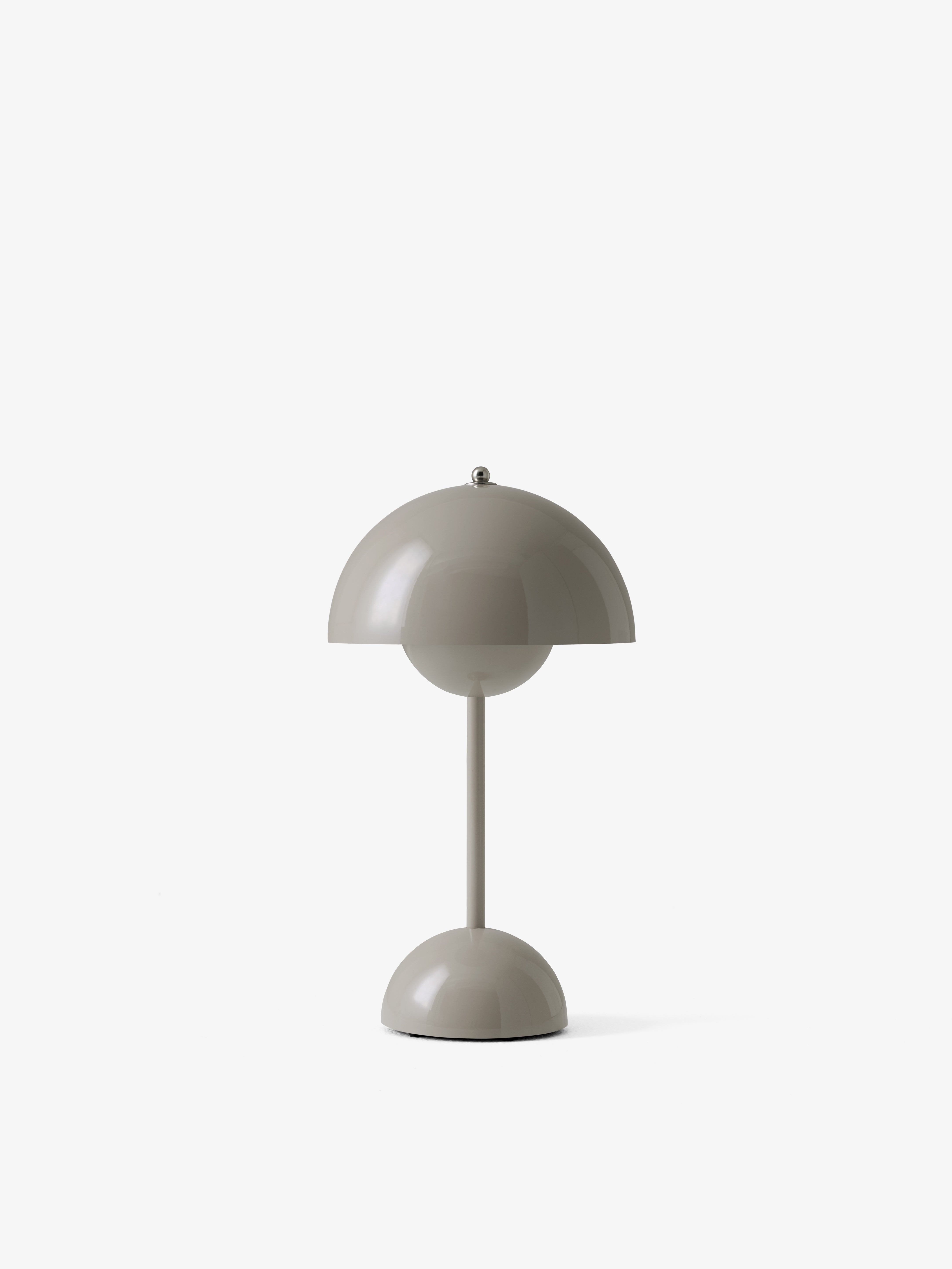 Lampa przenośna FLOWERPOT VP9 szarobeżowy