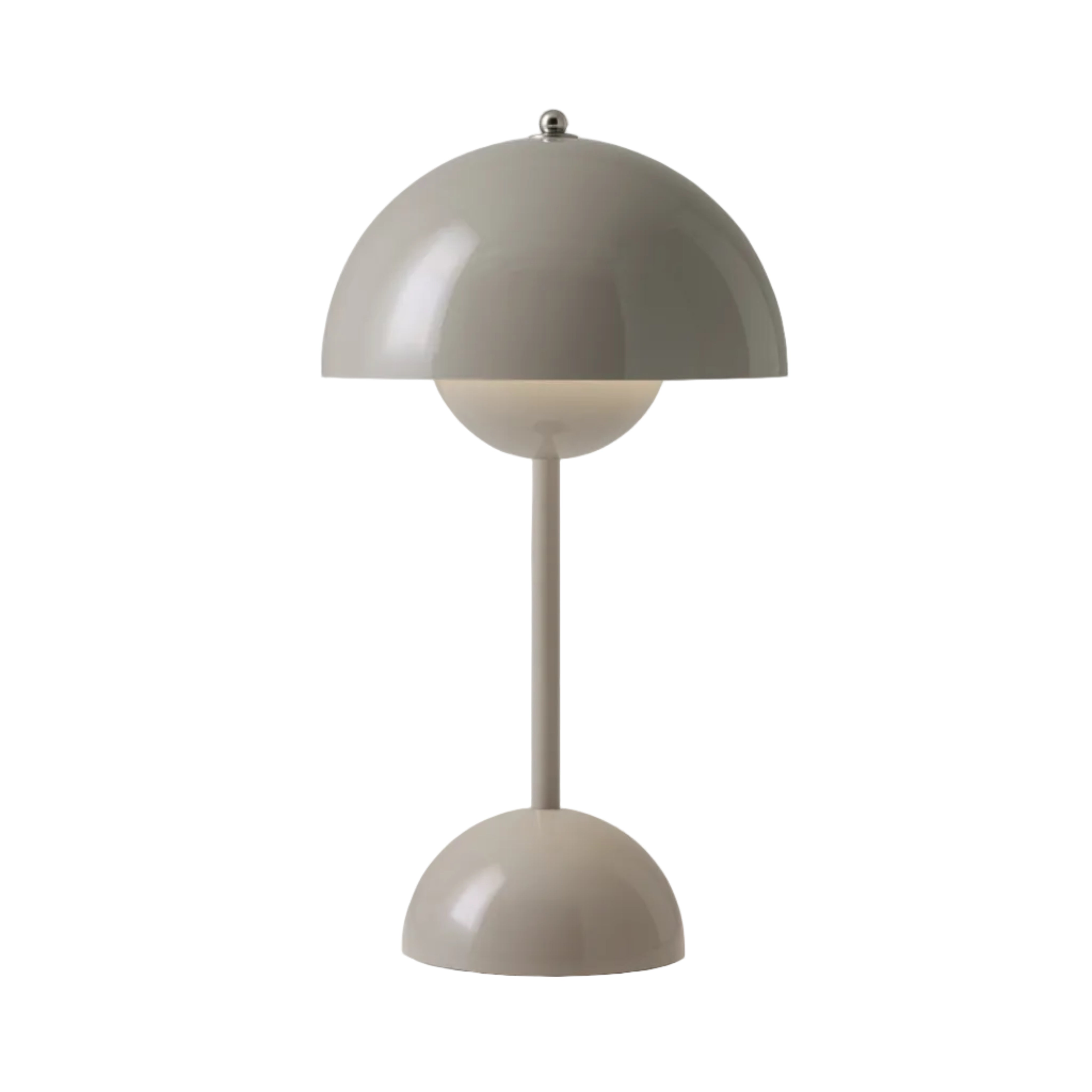 Lampa przenośna FLOWERPOT VP9 szarobeżowy