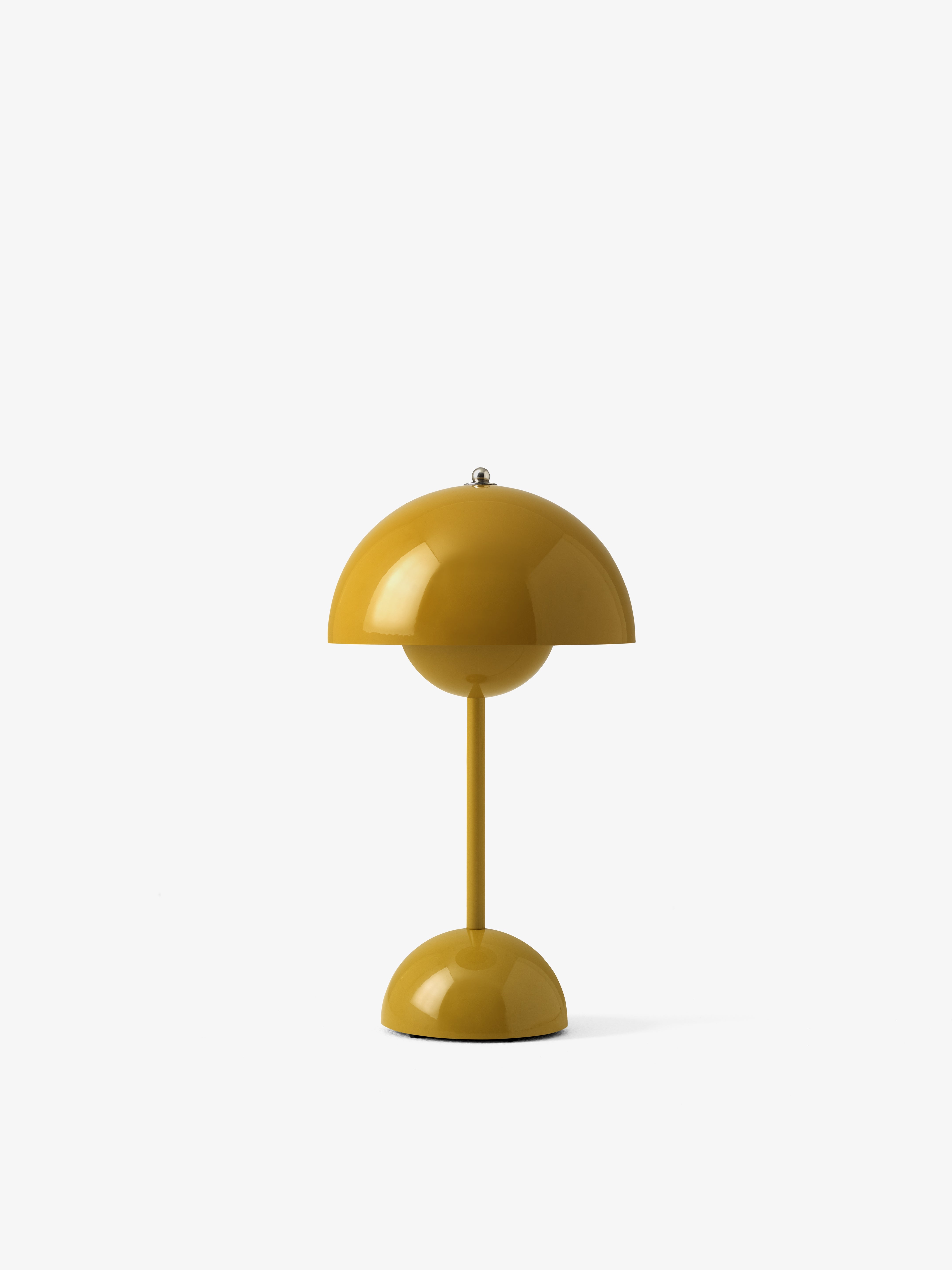 Lampa przenośna FLOWERPOT VP9 musztardowy