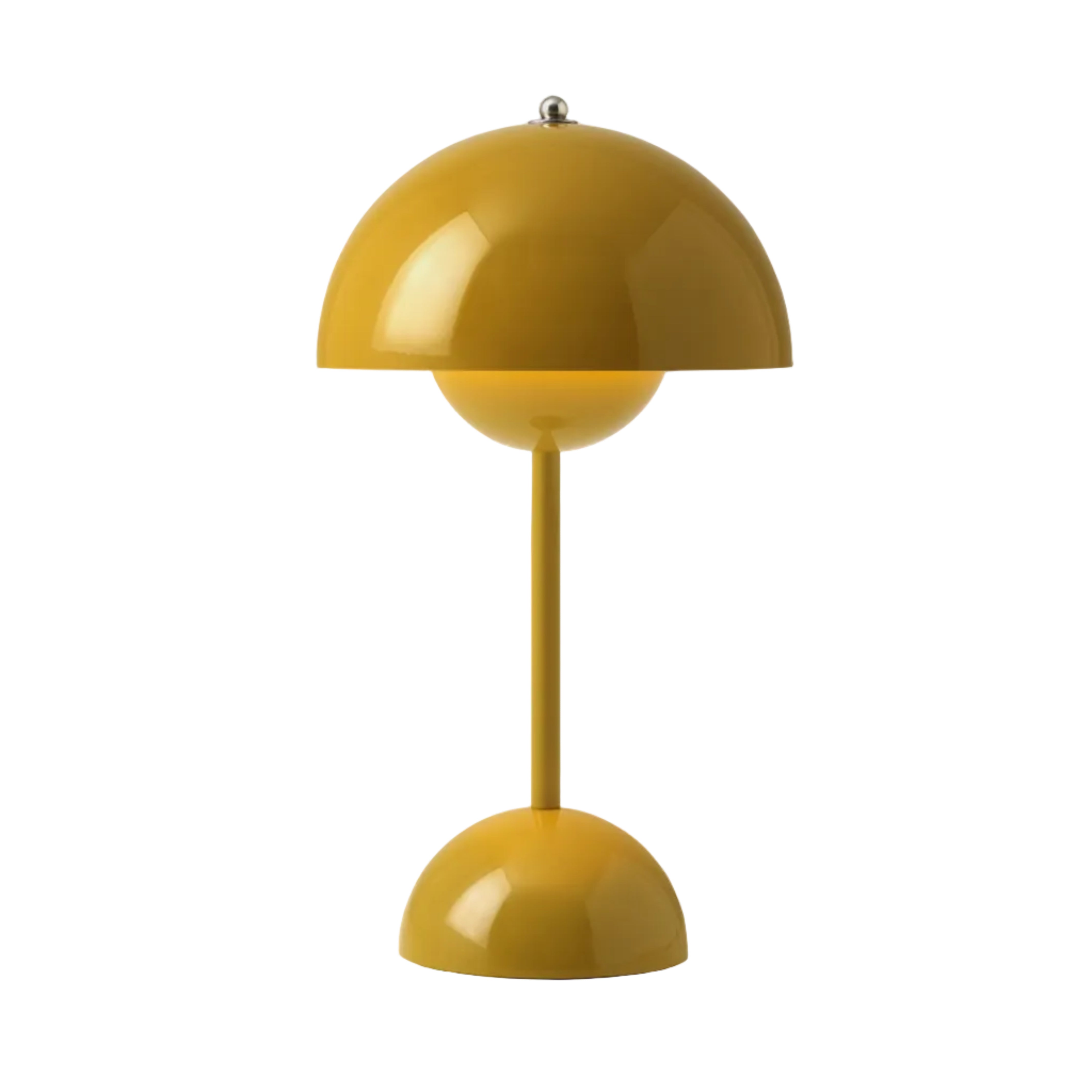Lampa przenośna FLOWERPOT VP9 musztardowy