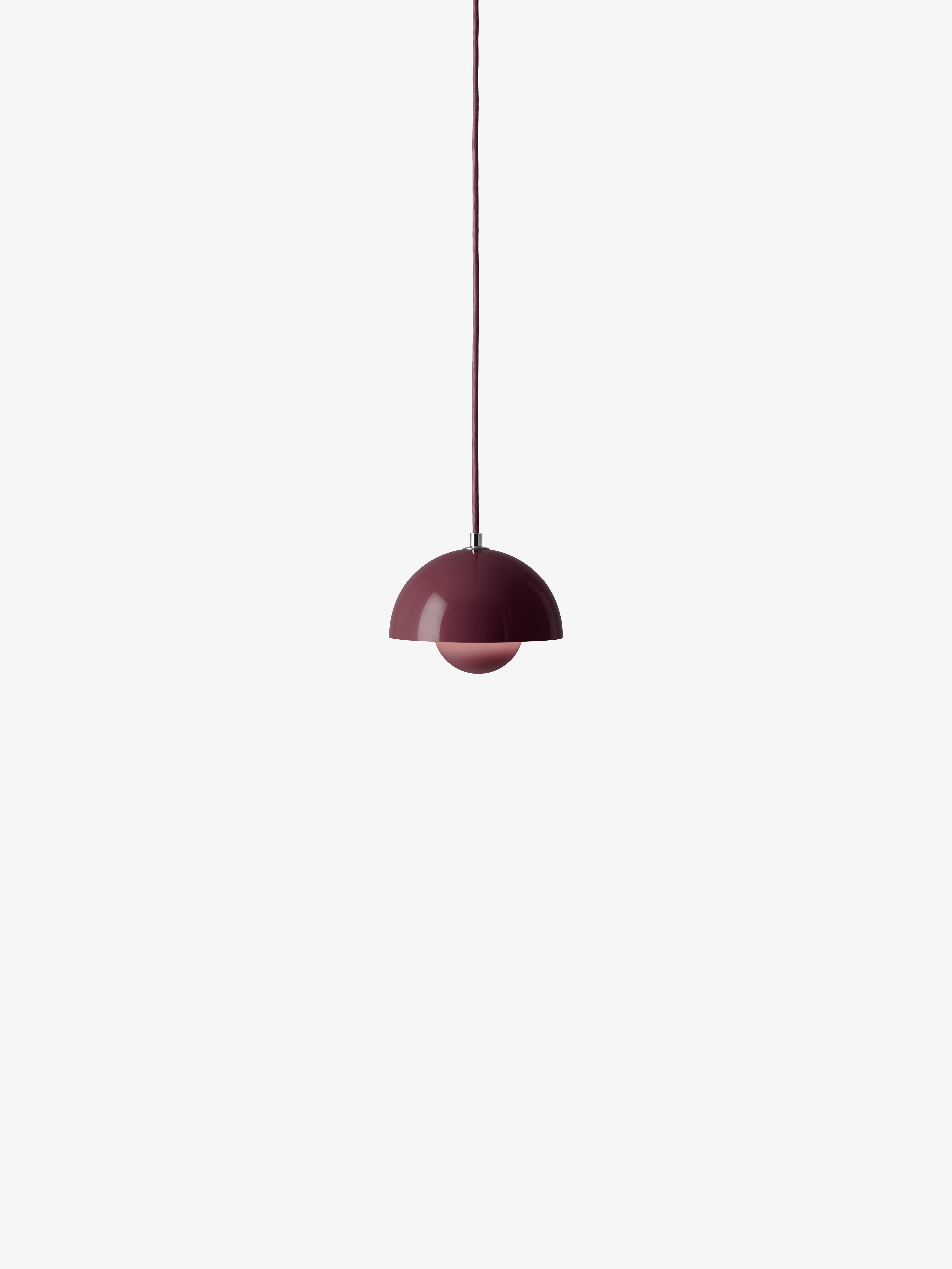 Lampa wisząca FLOWERPOT ciemna śliwka