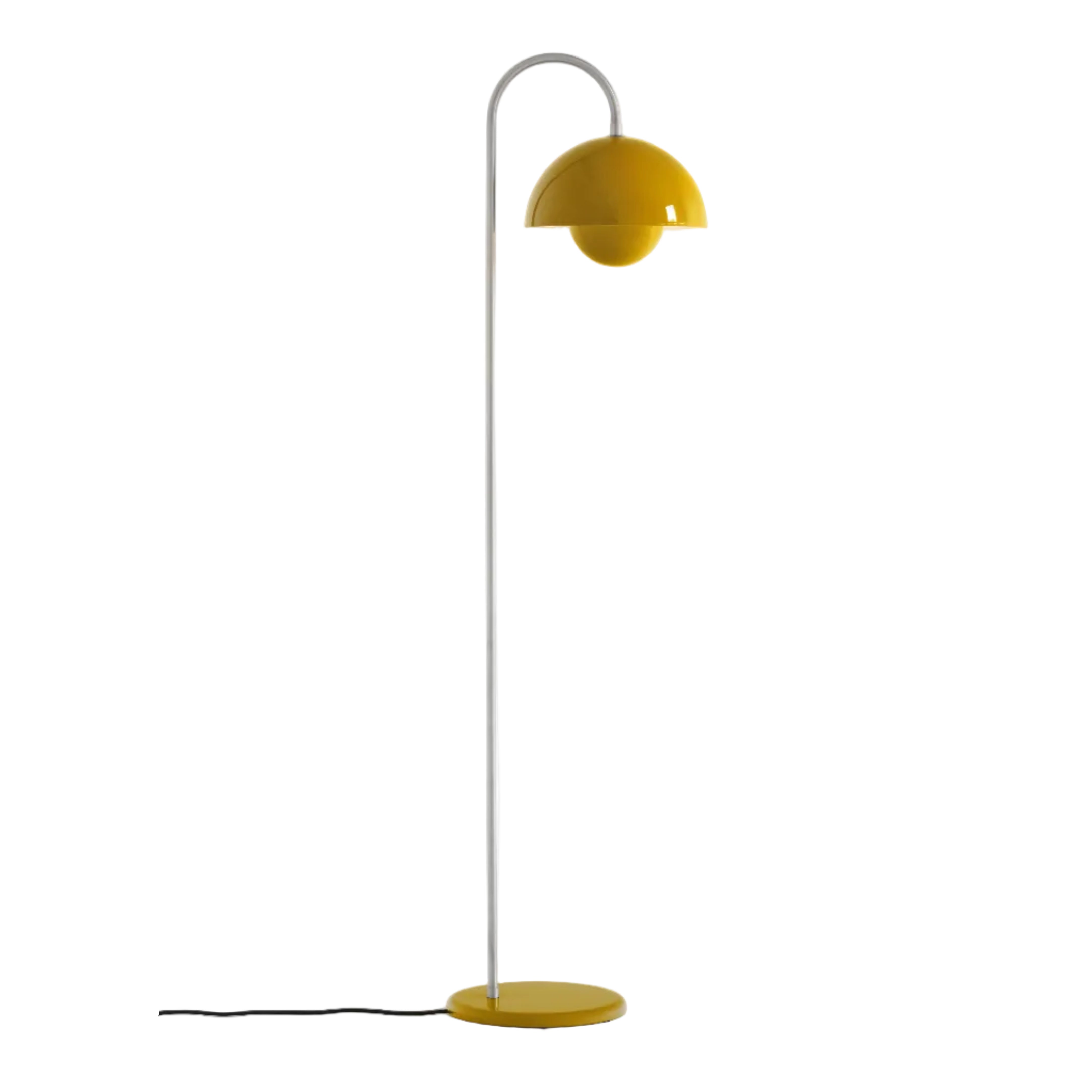 Lampa podłogowa FLOWERPOT VP12 musztardowy