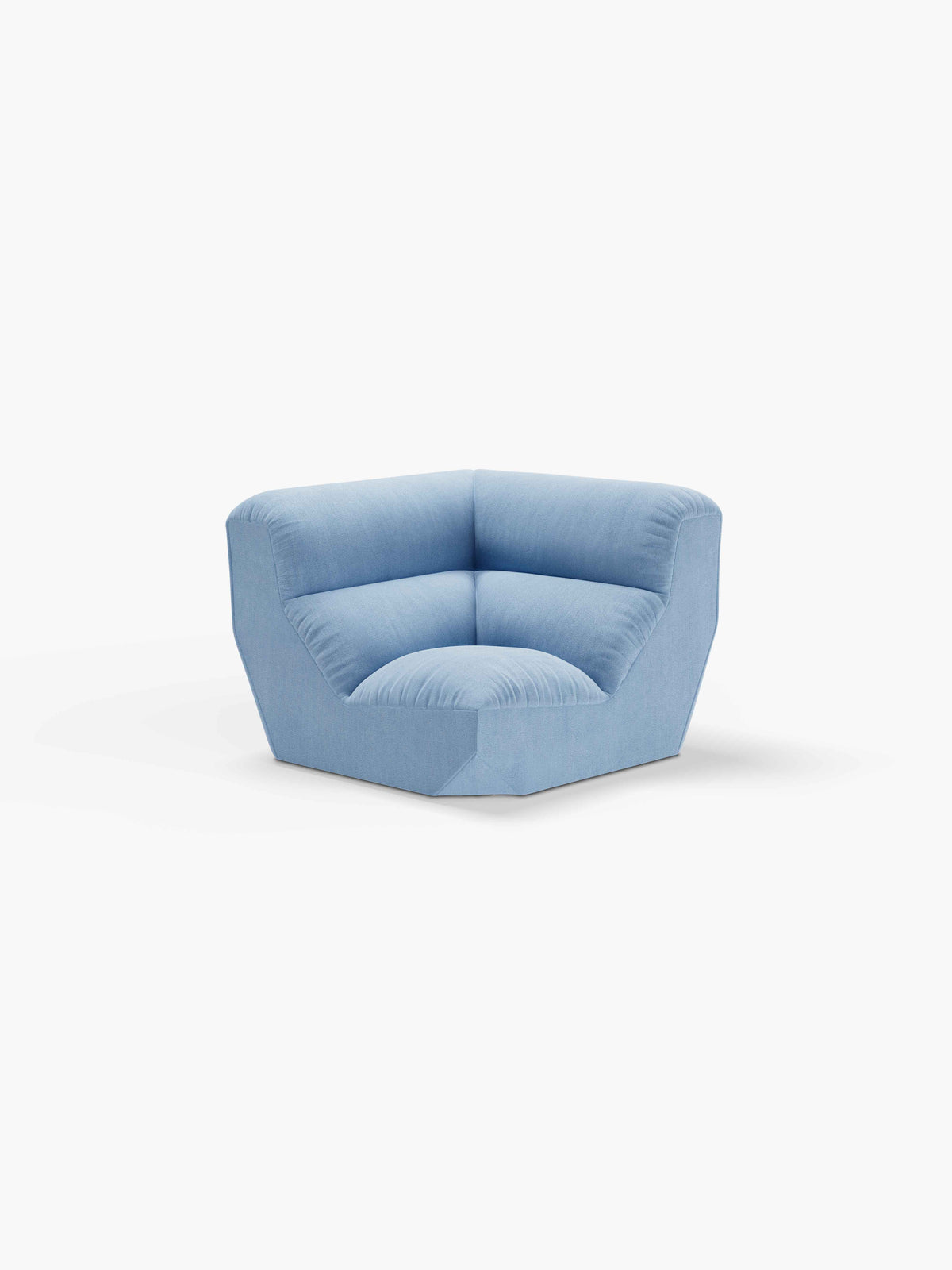 Sofa modułowa HI LO AV55 - moduł narożny tapicerowany