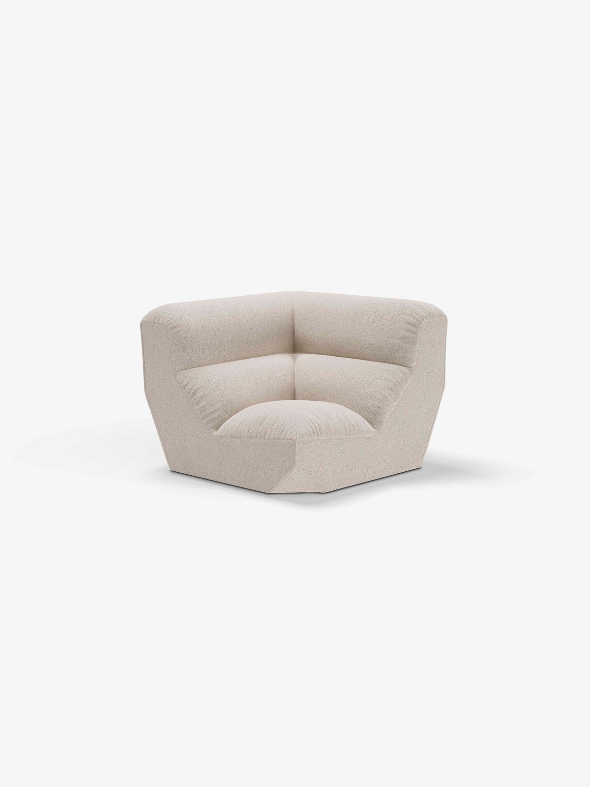 Sofa modułowa HI LO AV55 - moduł narożny tapicerowany