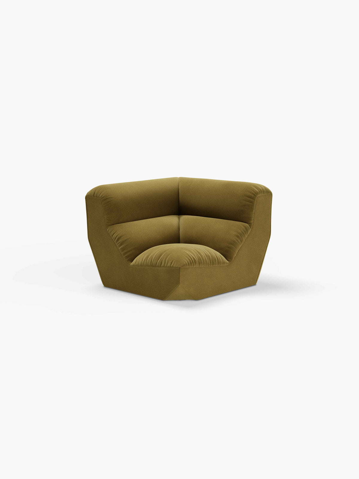 Sofa modułowa HI LO AV55 - moduł narożny tapicerowany