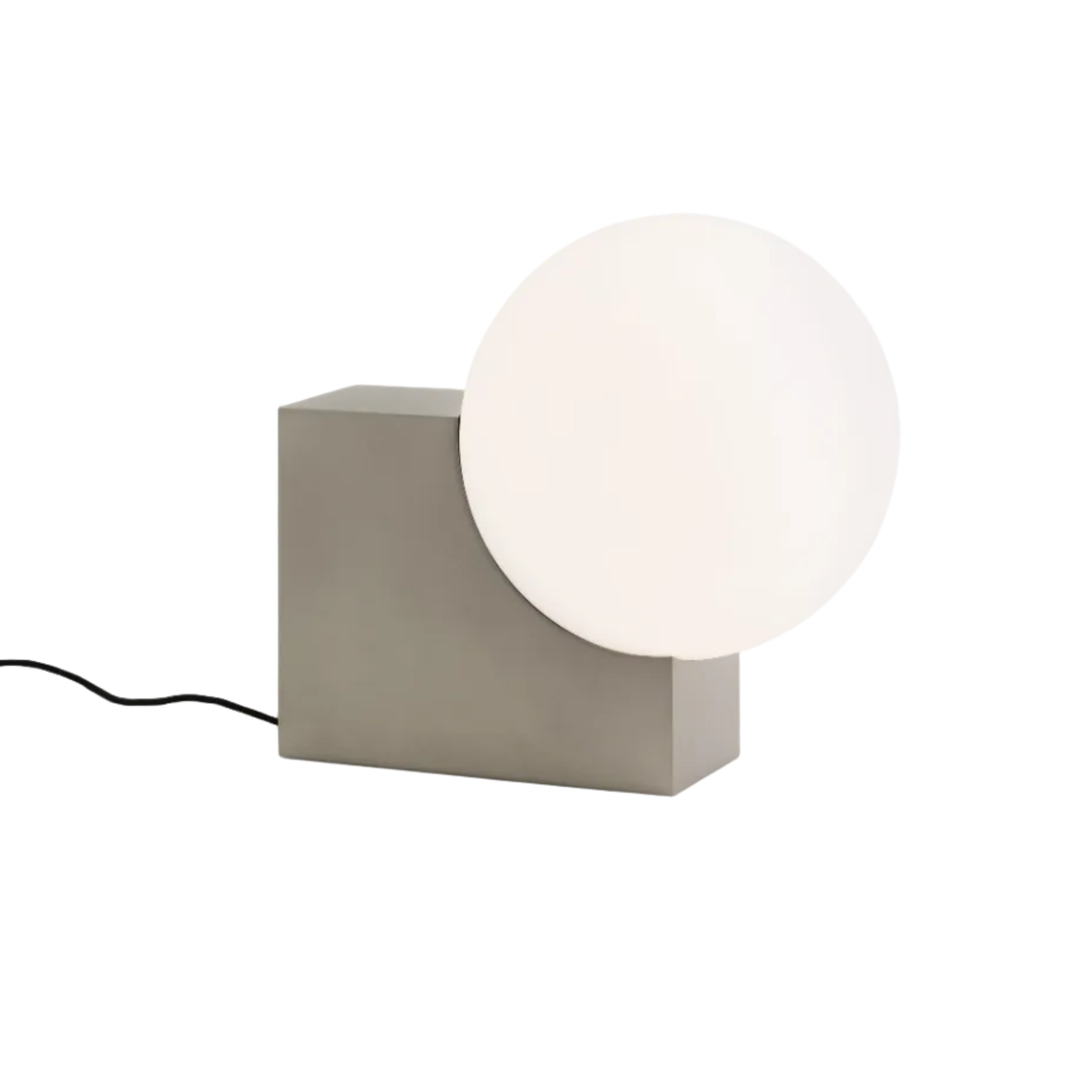 Lampa podłogowa JOURNEY SH4 szklany klosz ze szczotkowaną stalową podstawą