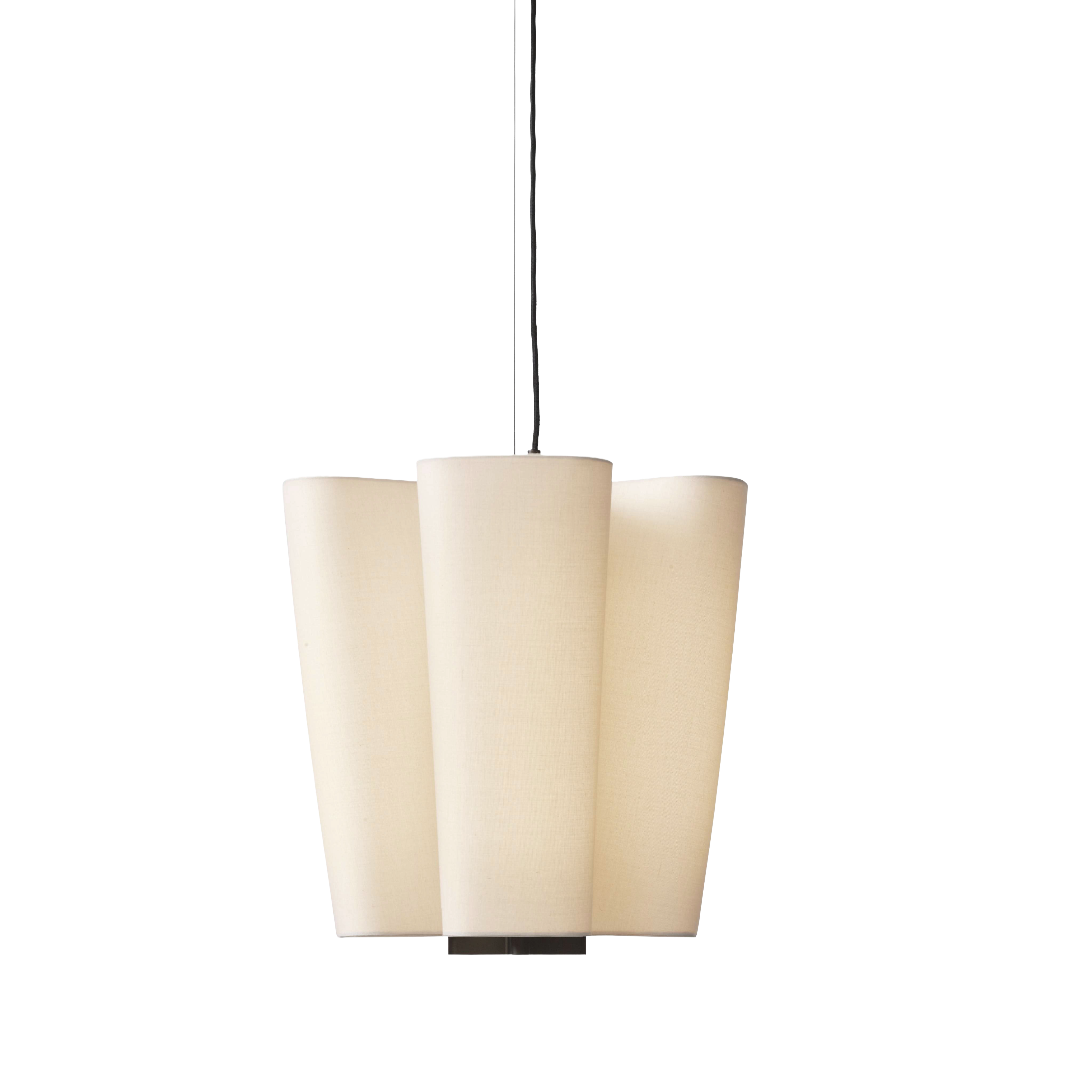 Lampa wisząca BELLA beżowy z brązowym wykończeniem