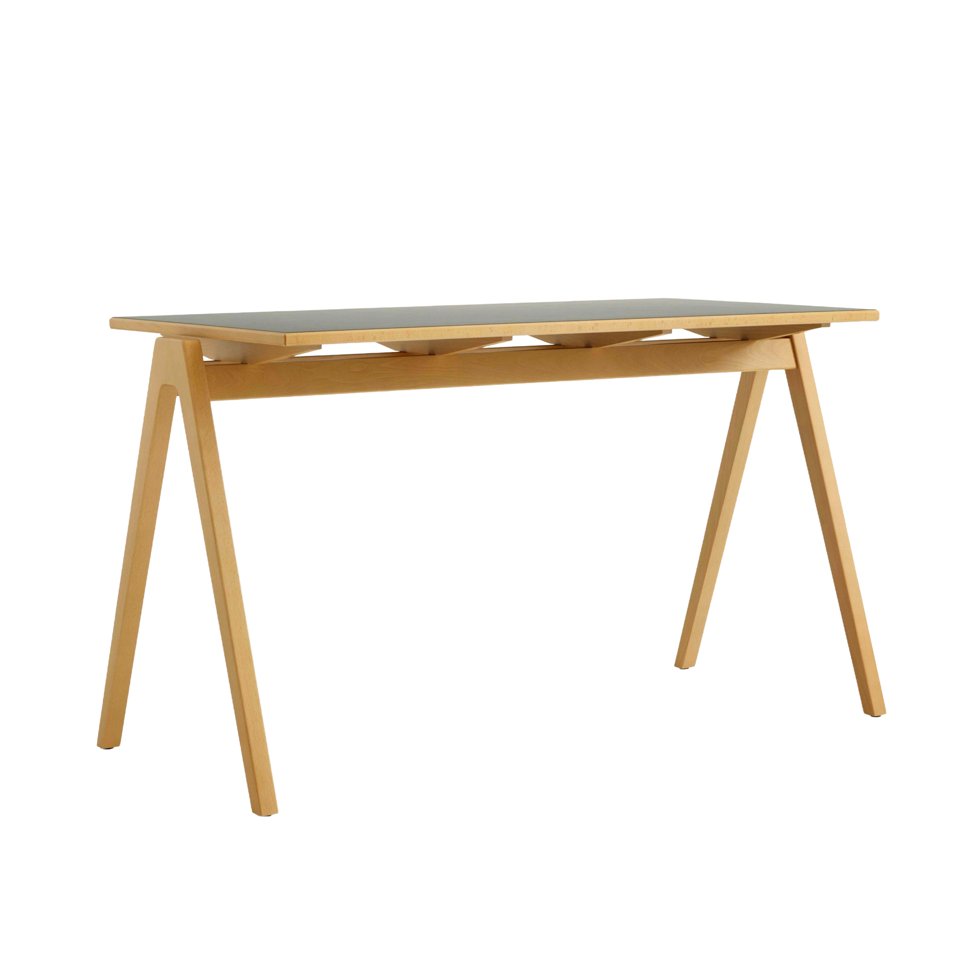 Stół DAYSTAK RD2 drewno bukowe z laminowanym blatem