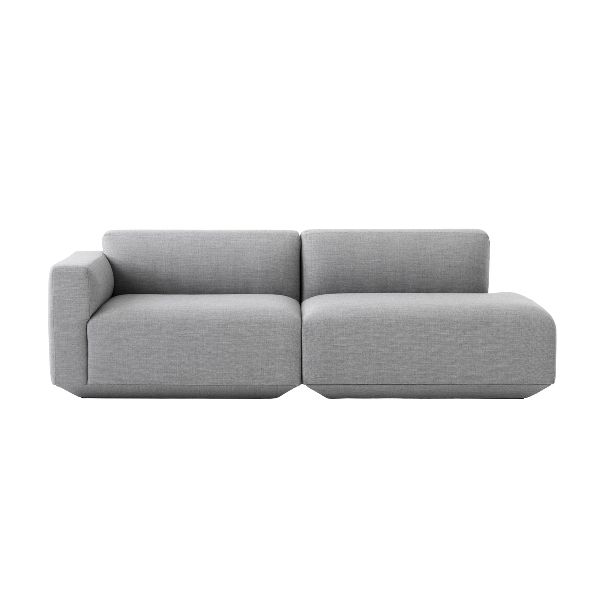 Sofa modułowa prawostronna otwarta 3-osobowa DEVELIUS tapicerowana