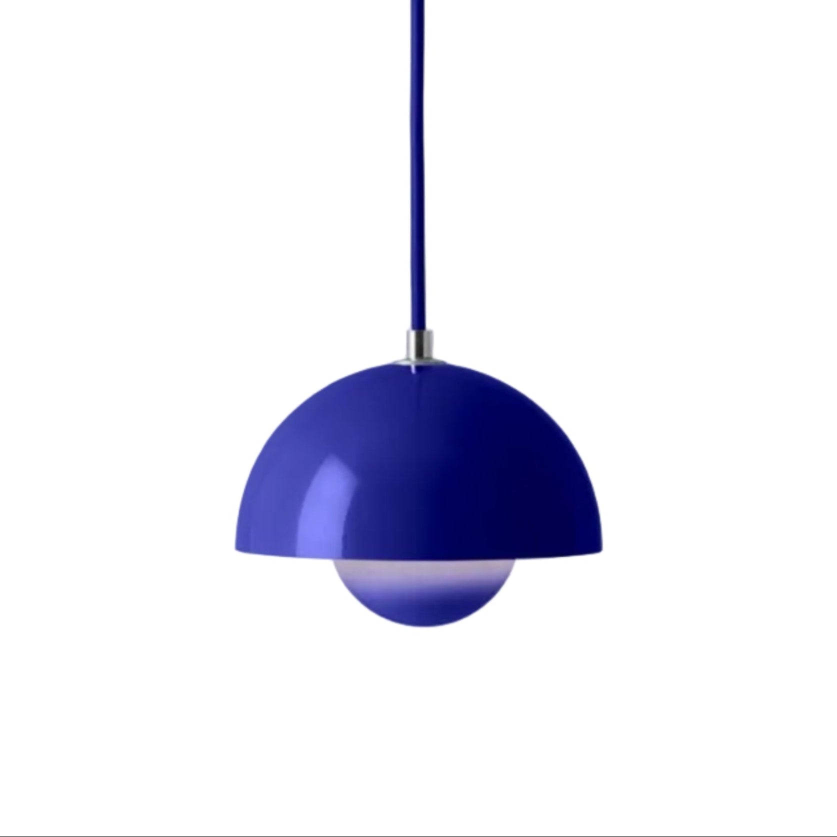 Lampa wisząca FLOWERPOT kobaltowy