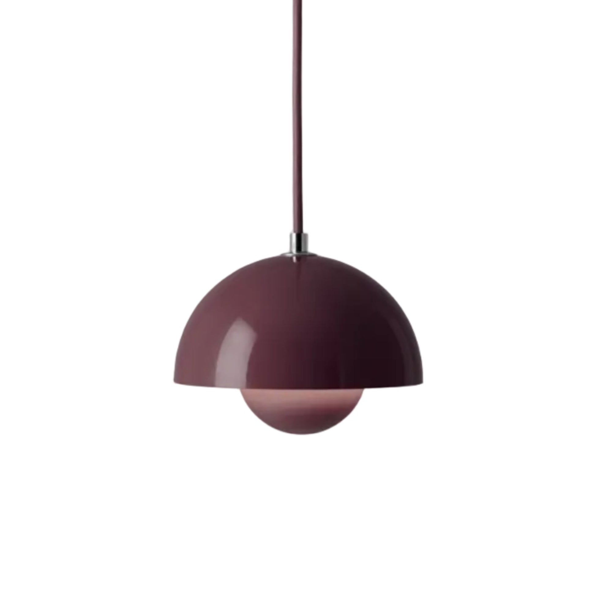 Lampa wisząca FLOWERPOT ciemna śliwka