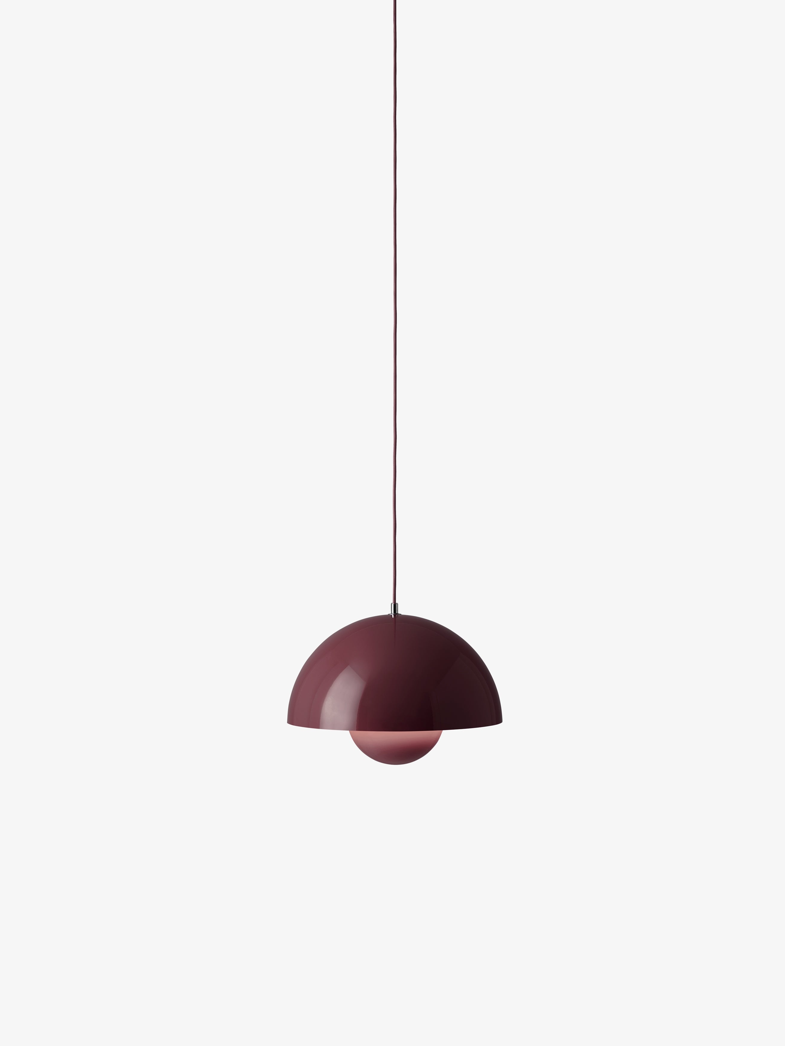 Lampa wisząca FLOWERPOT ciemna śliwka
