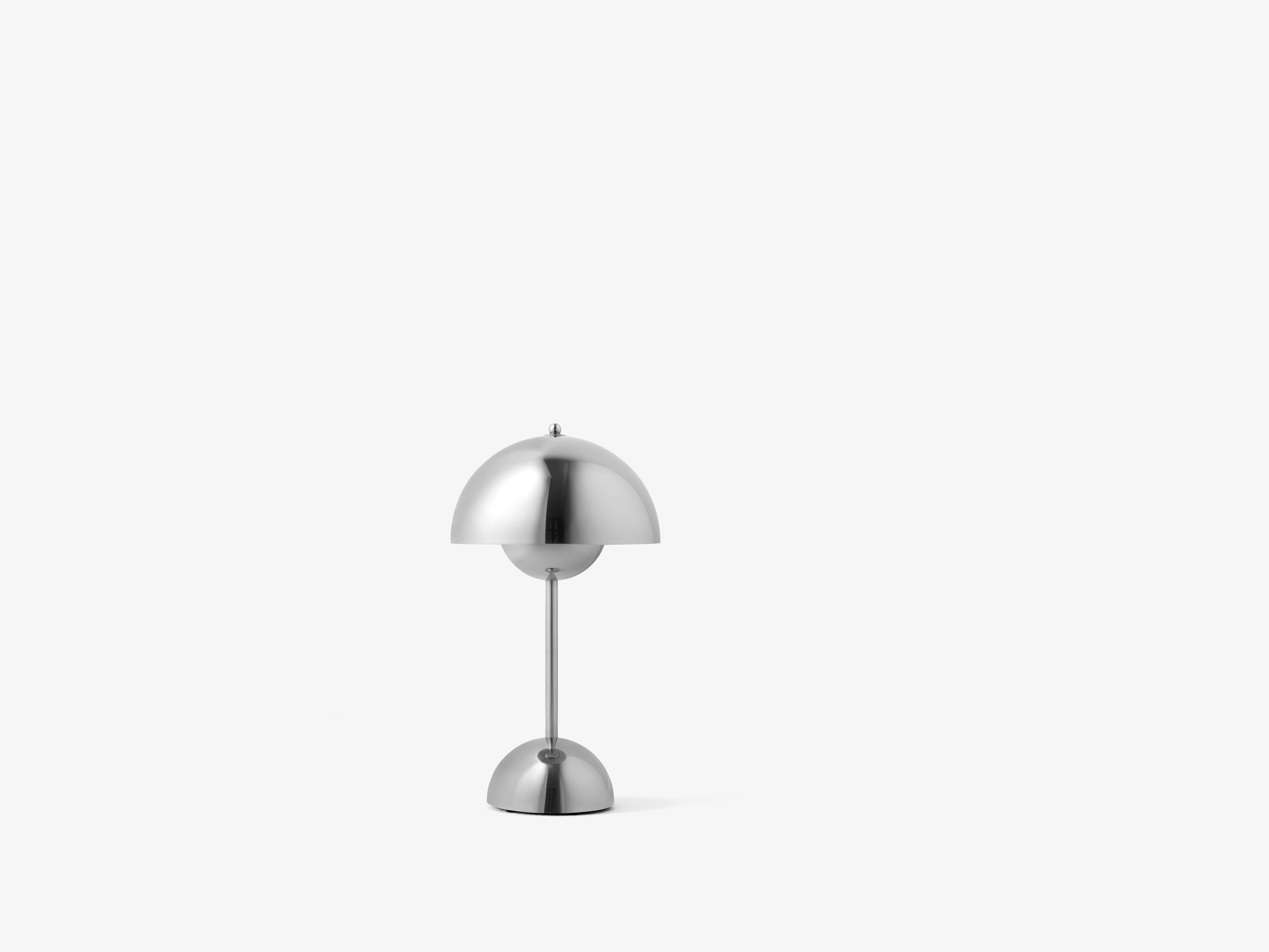 Lampa przenośna FLOWERPOT VP9 chromowany
