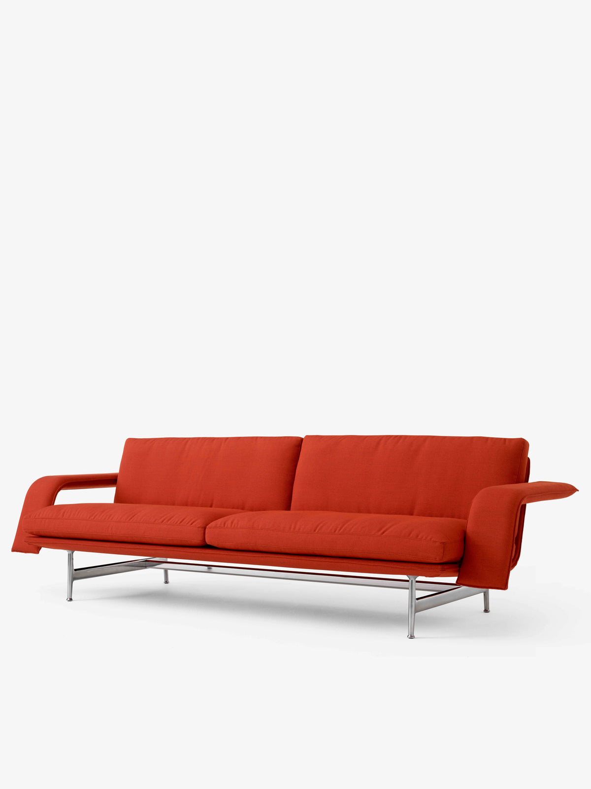 Sofa 3-osobowa MEANTIME AV31 tapicerowana z aluminiową podstawą