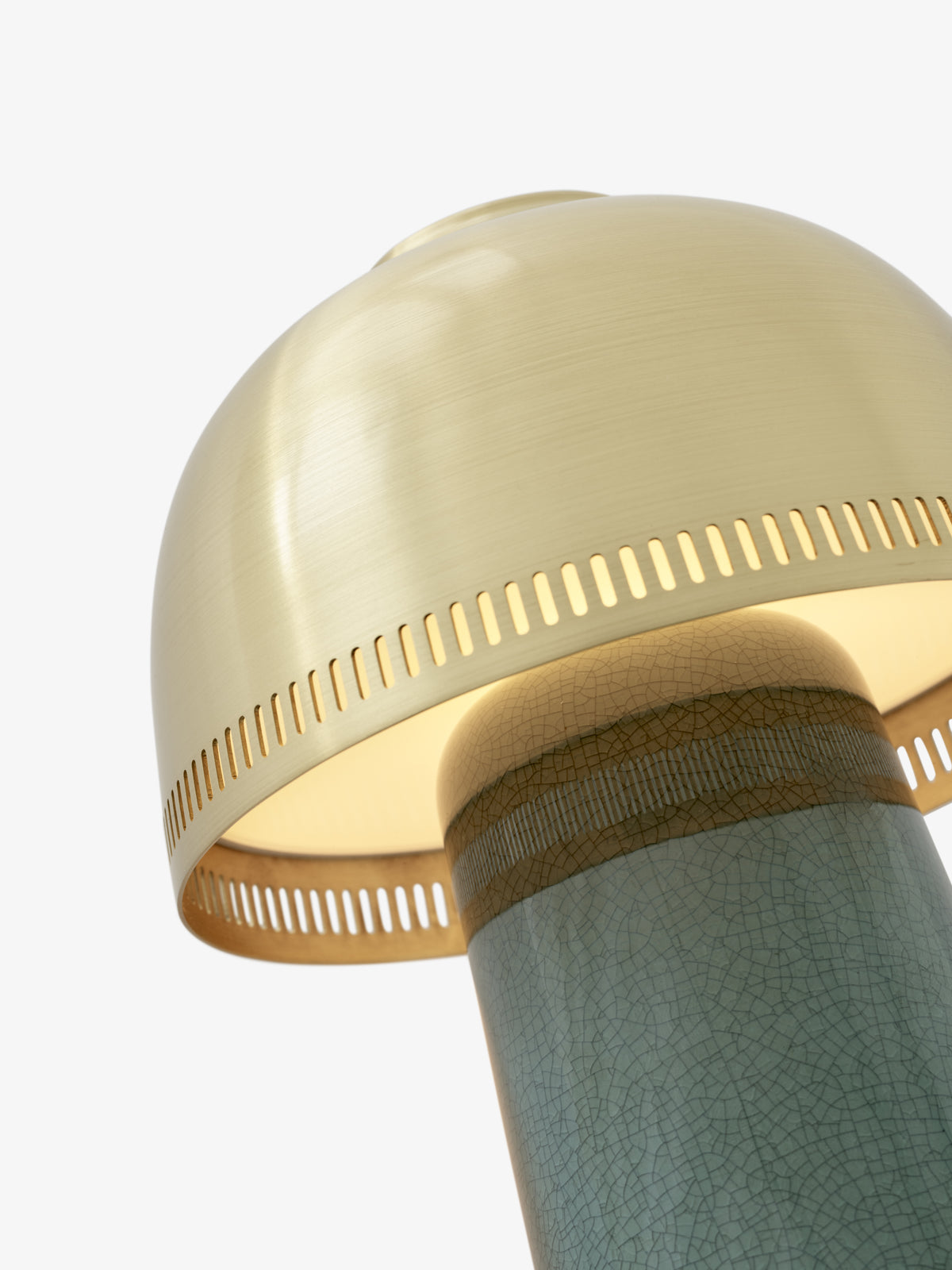 Lampa przenośna RAKU SH8 mosiężny klosz z morską podstawą