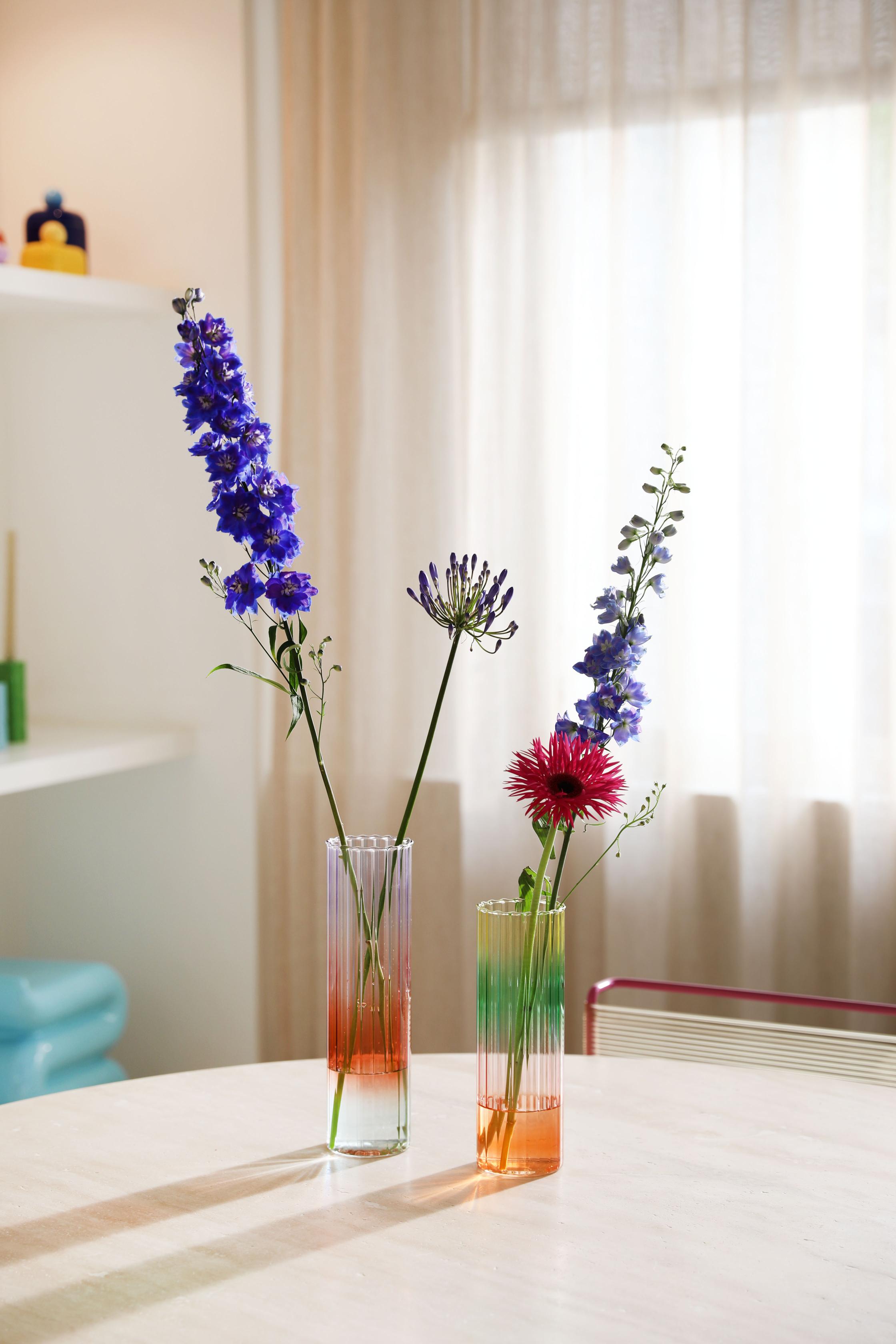 Wazon GRADIENT zielony z pomarańczowym