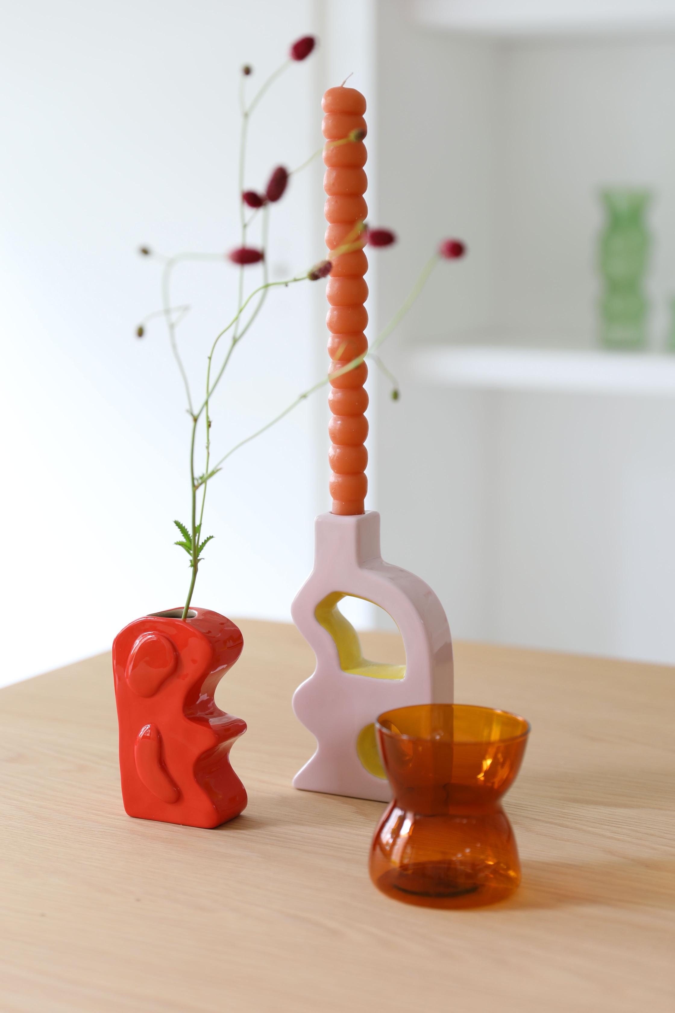 Set aus Gläsern TOTEM braun