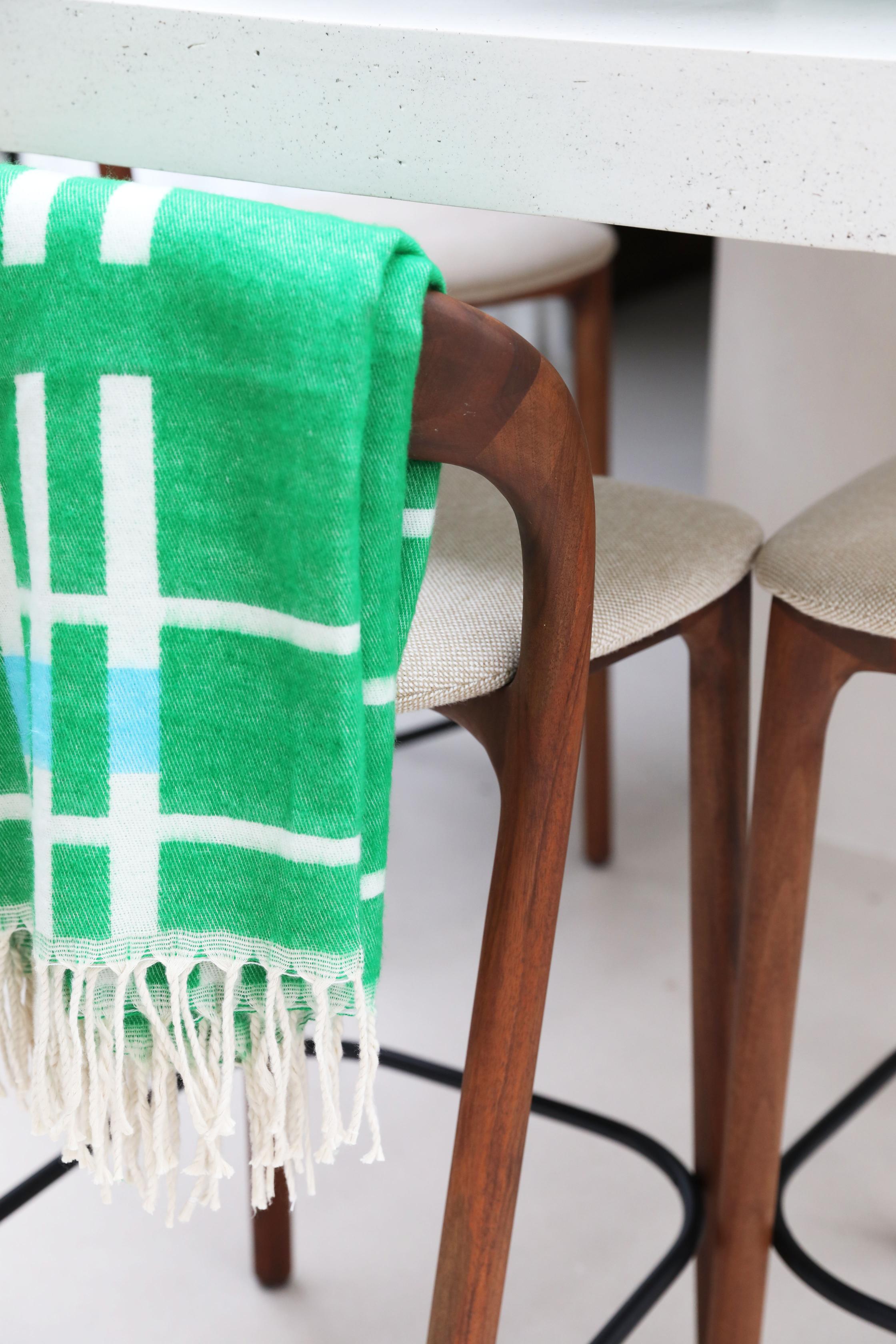 Pled PLANO beige with green and blue