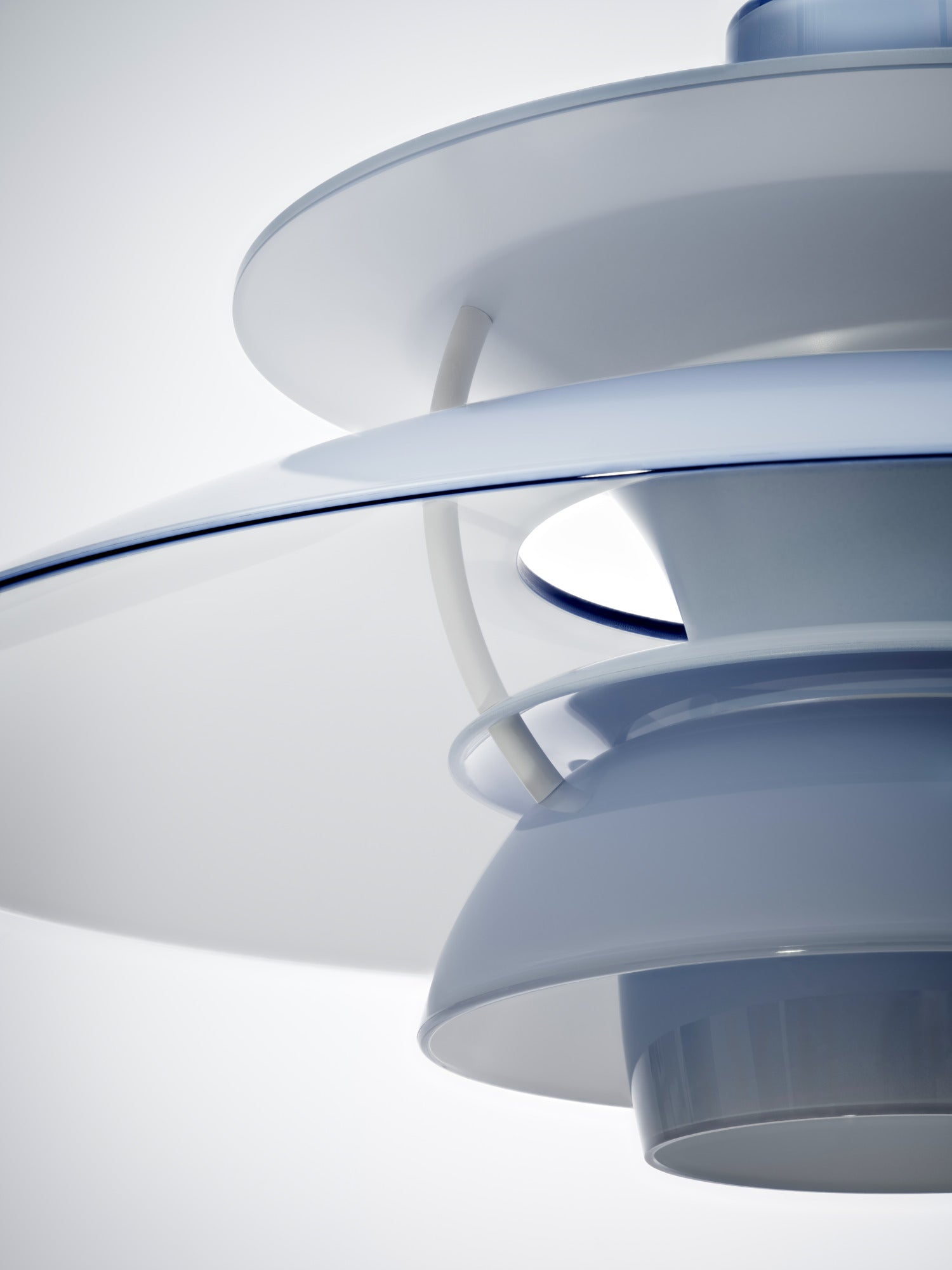 Lampa wisząca PH 5 OPAL błękitny – Louis Poulsen