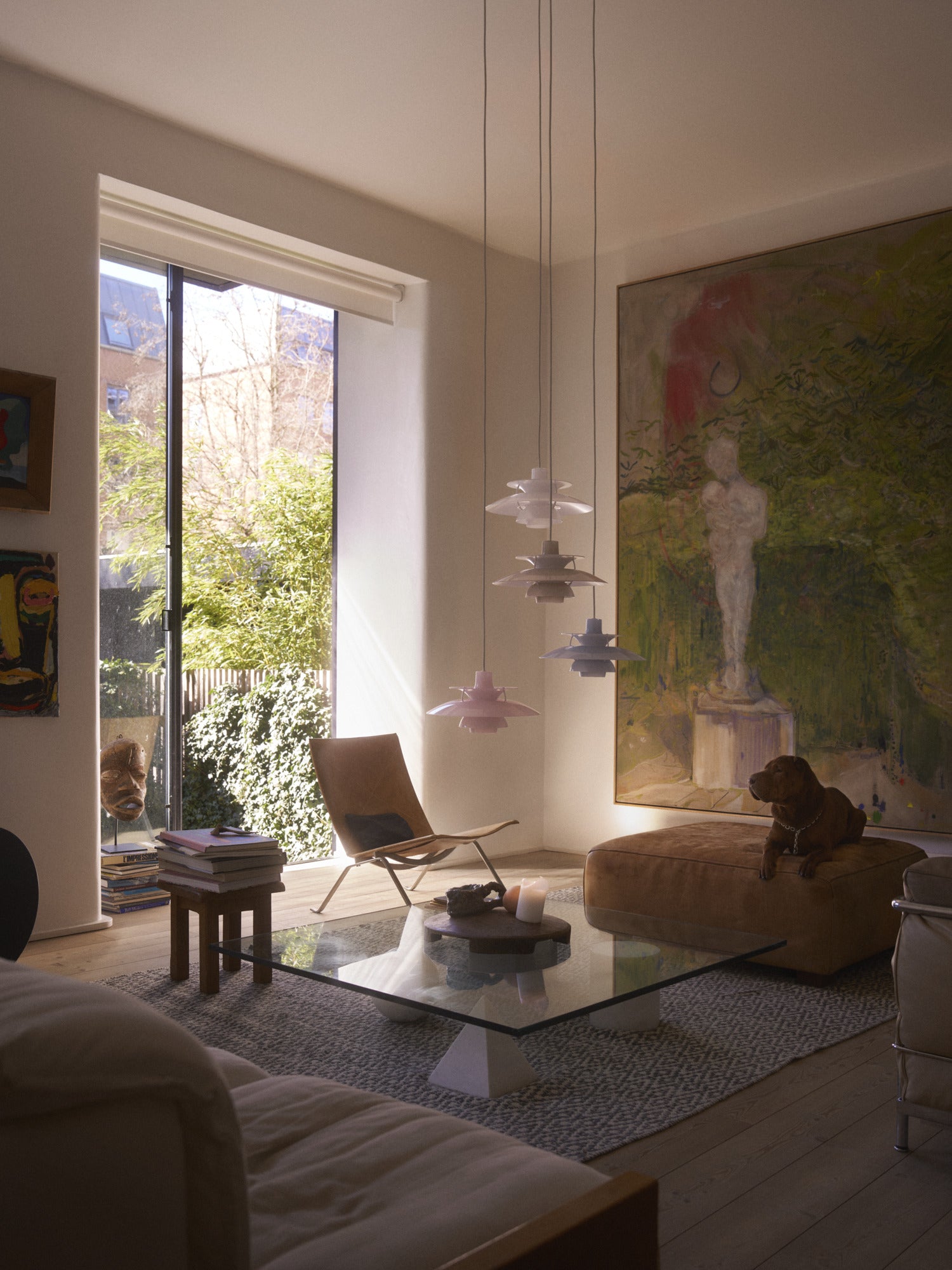 Lampa wisząca PH 5 OPAL błękitny – Louis Poulsen