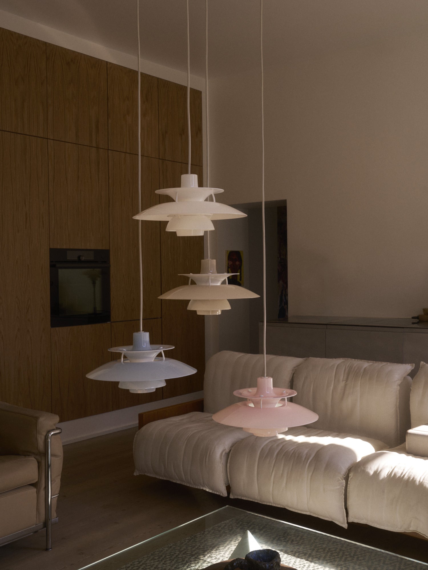 Lampa wisząca PH 5 OPAL jasnoróżowy – Louis Poulsen
