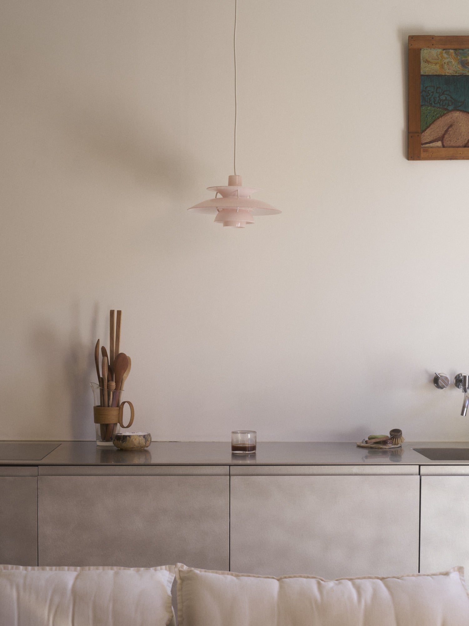 Lampa wisząca PH 5 OPAL jasnoróżowy – Louis Poulsen