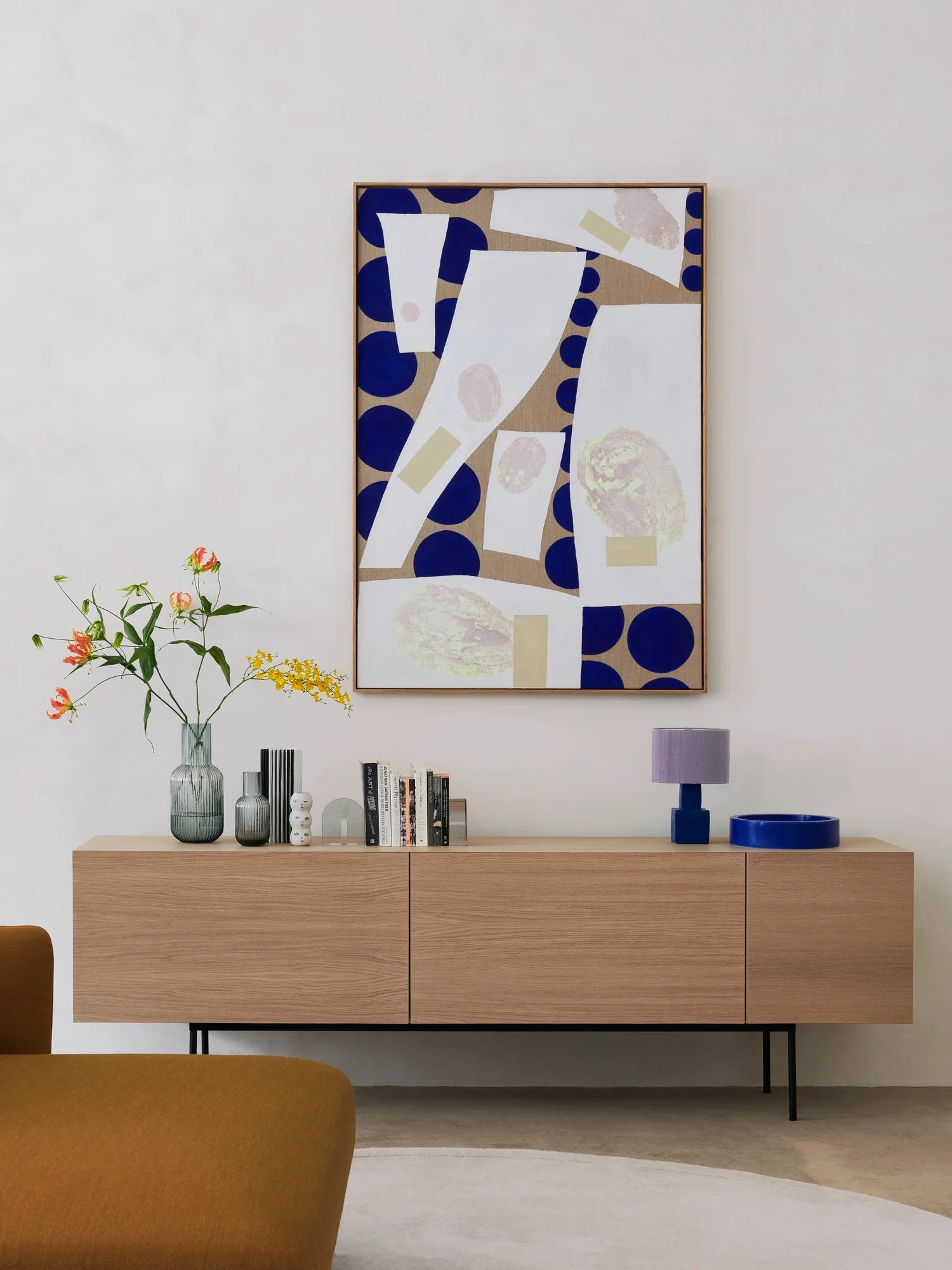 Wazon OTIS ryflowane szkło