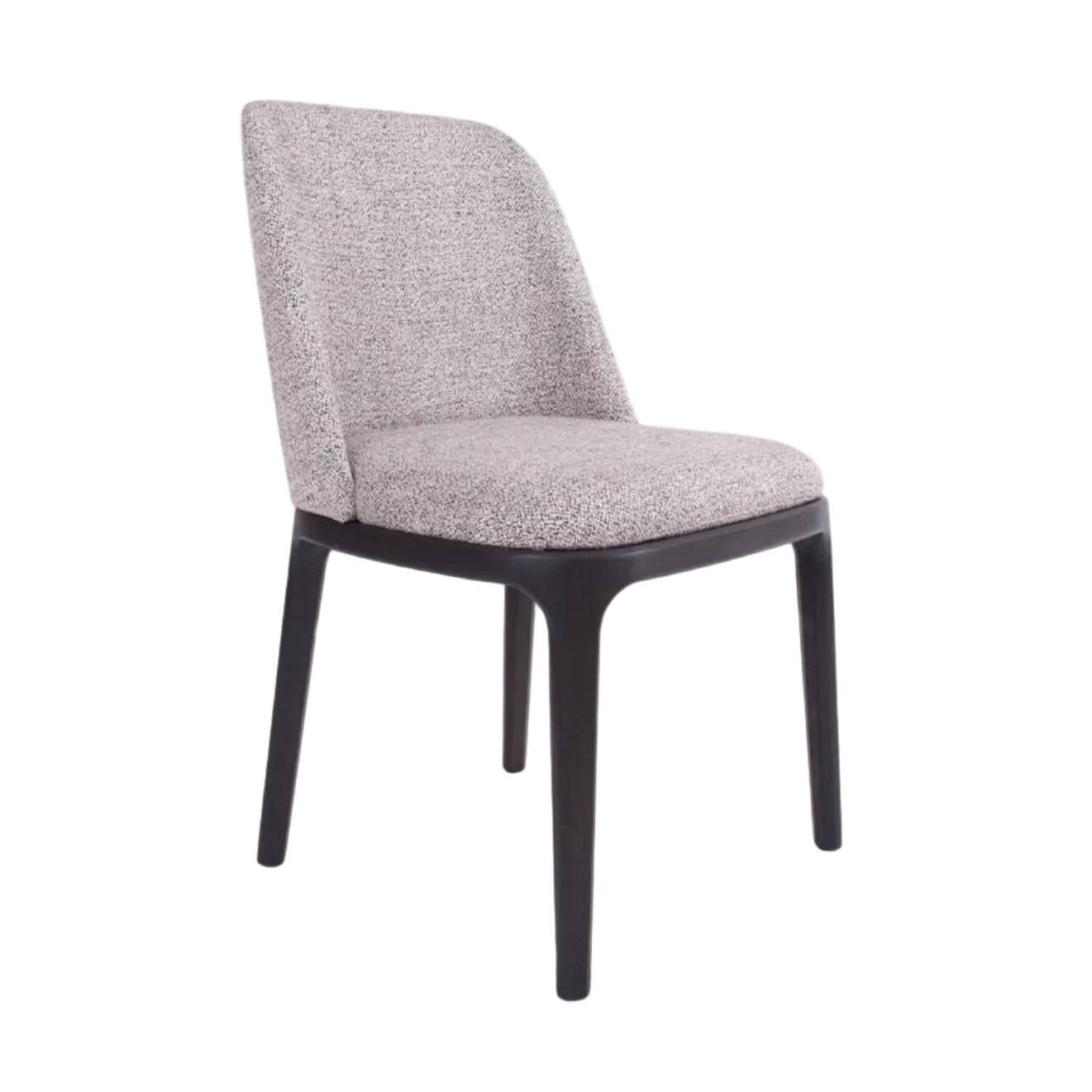 APRIL Chair upholstered with wooden base