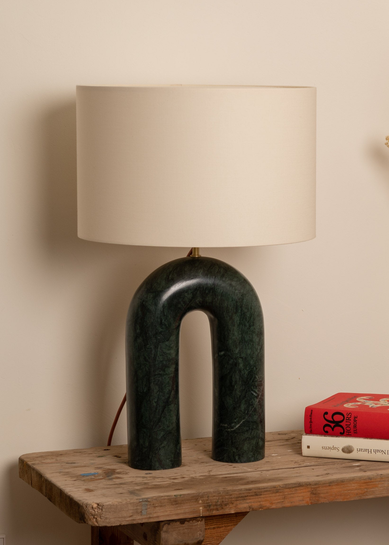 ARKO Table Lamp Green Marble