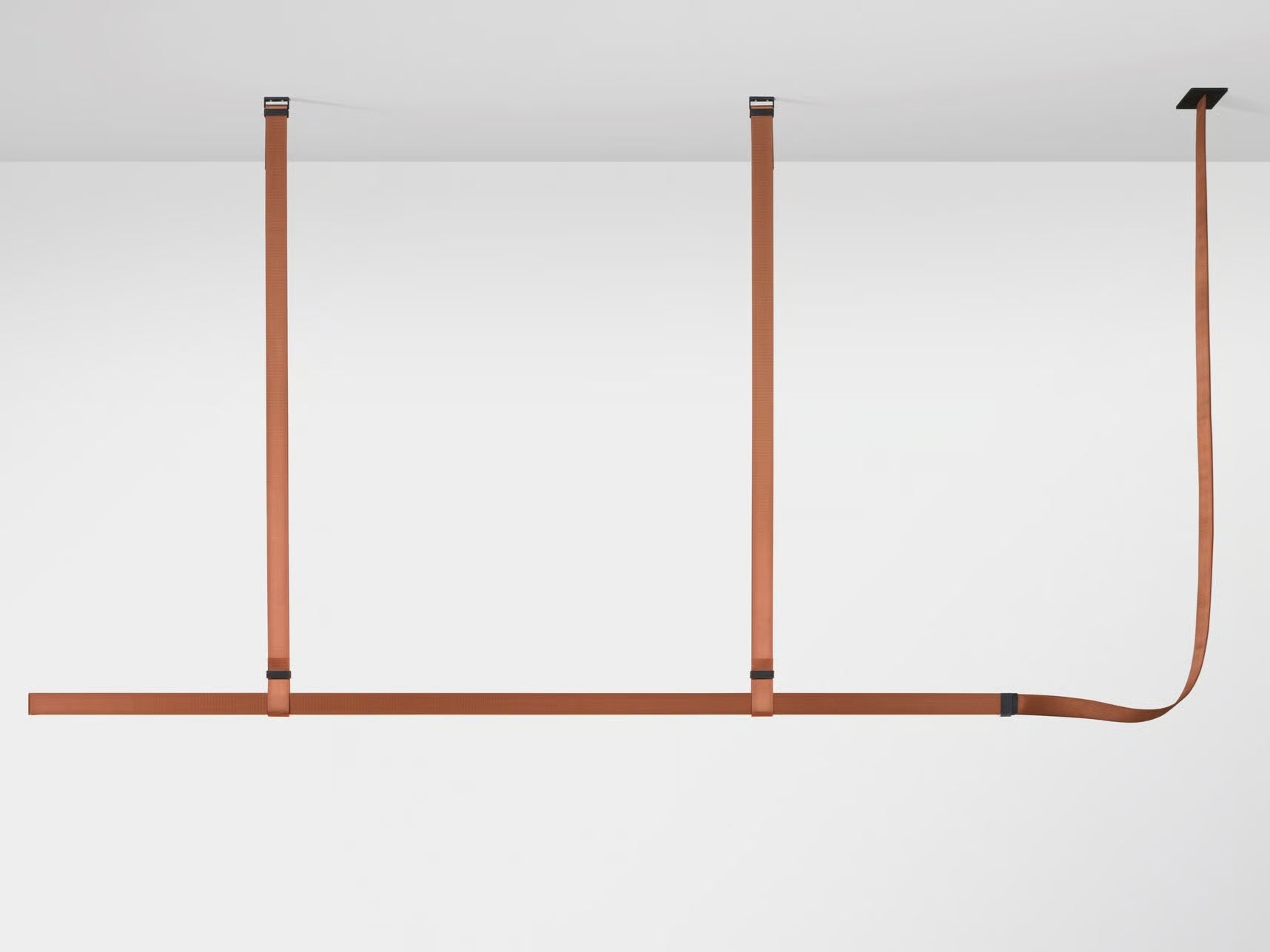 Lampa wisząca BELT miedziany brąz