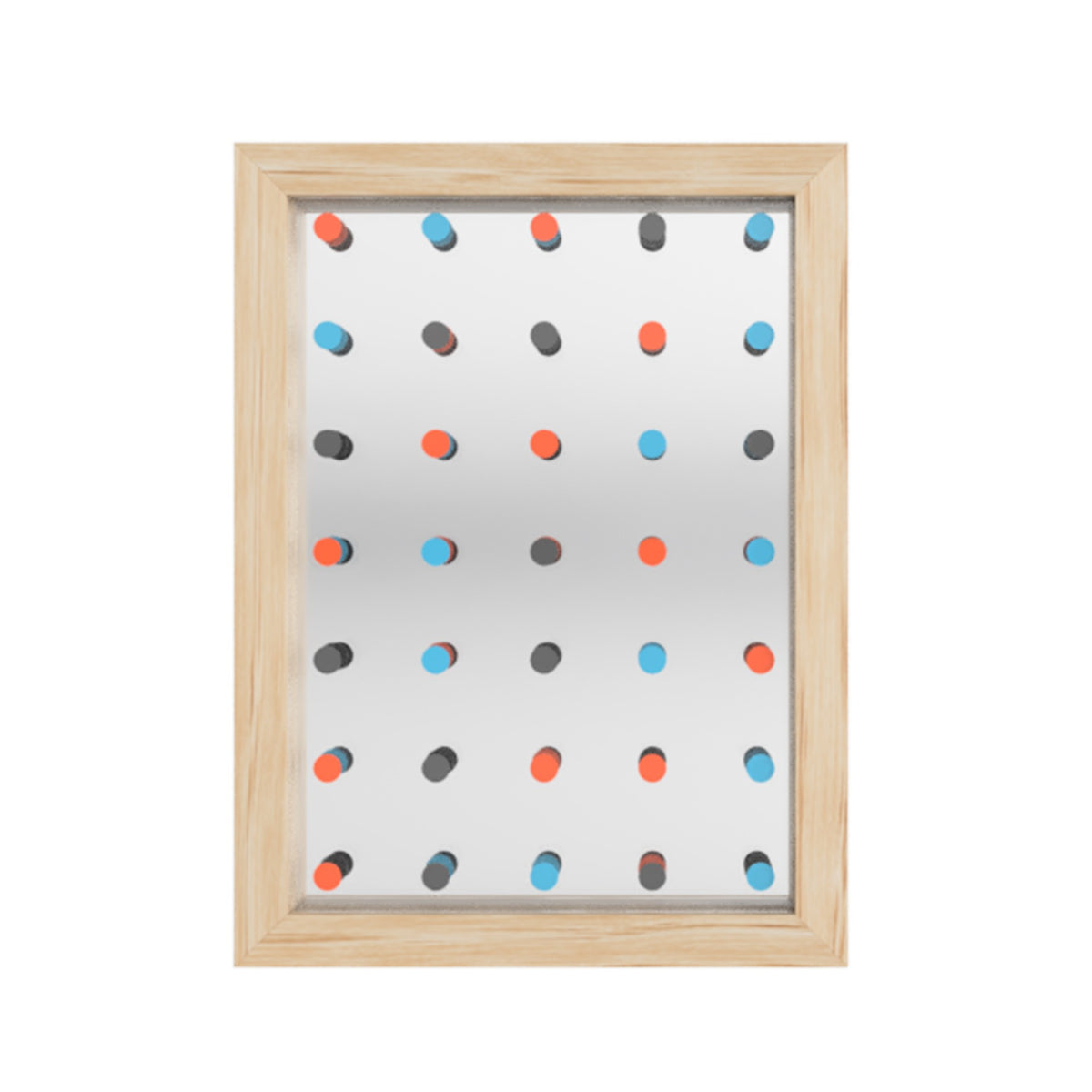 Lustro DOTTY z kolorowymi kropkami