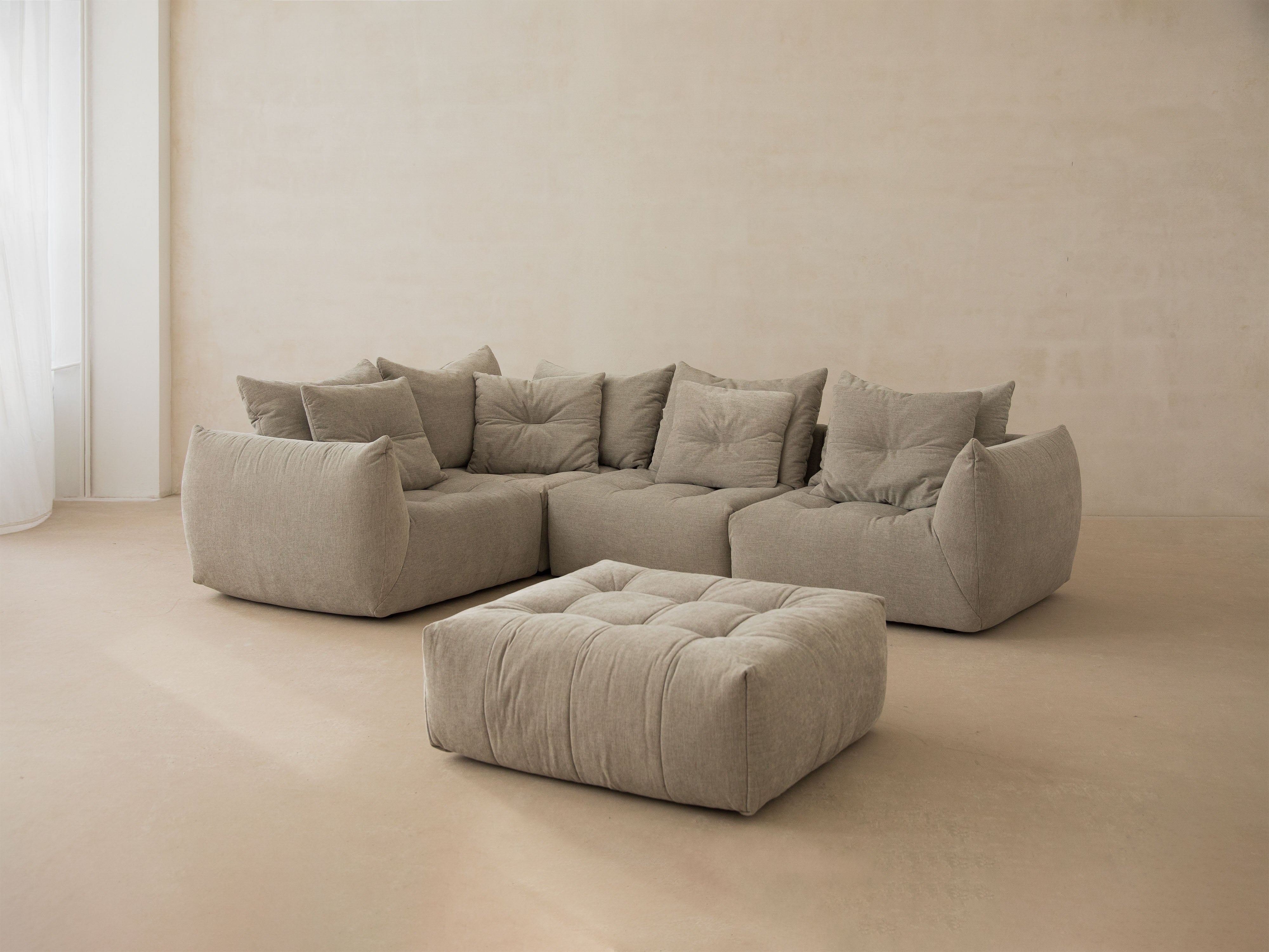 PEPUL, "Bloom", 1 SEAT, Silver, 110x101x42
Made in Europe