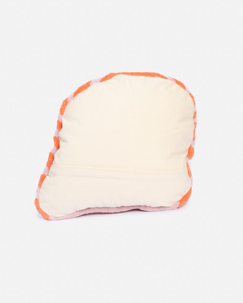 Poduszka dekoracyjna BONBON pomarańczowy z różowym