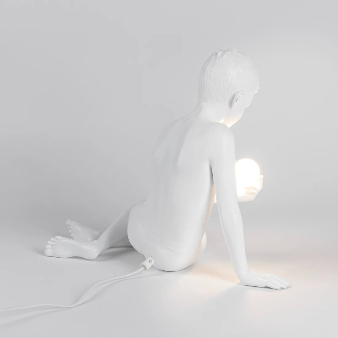 Lampa stołowa INNER GLOW - BOY biały