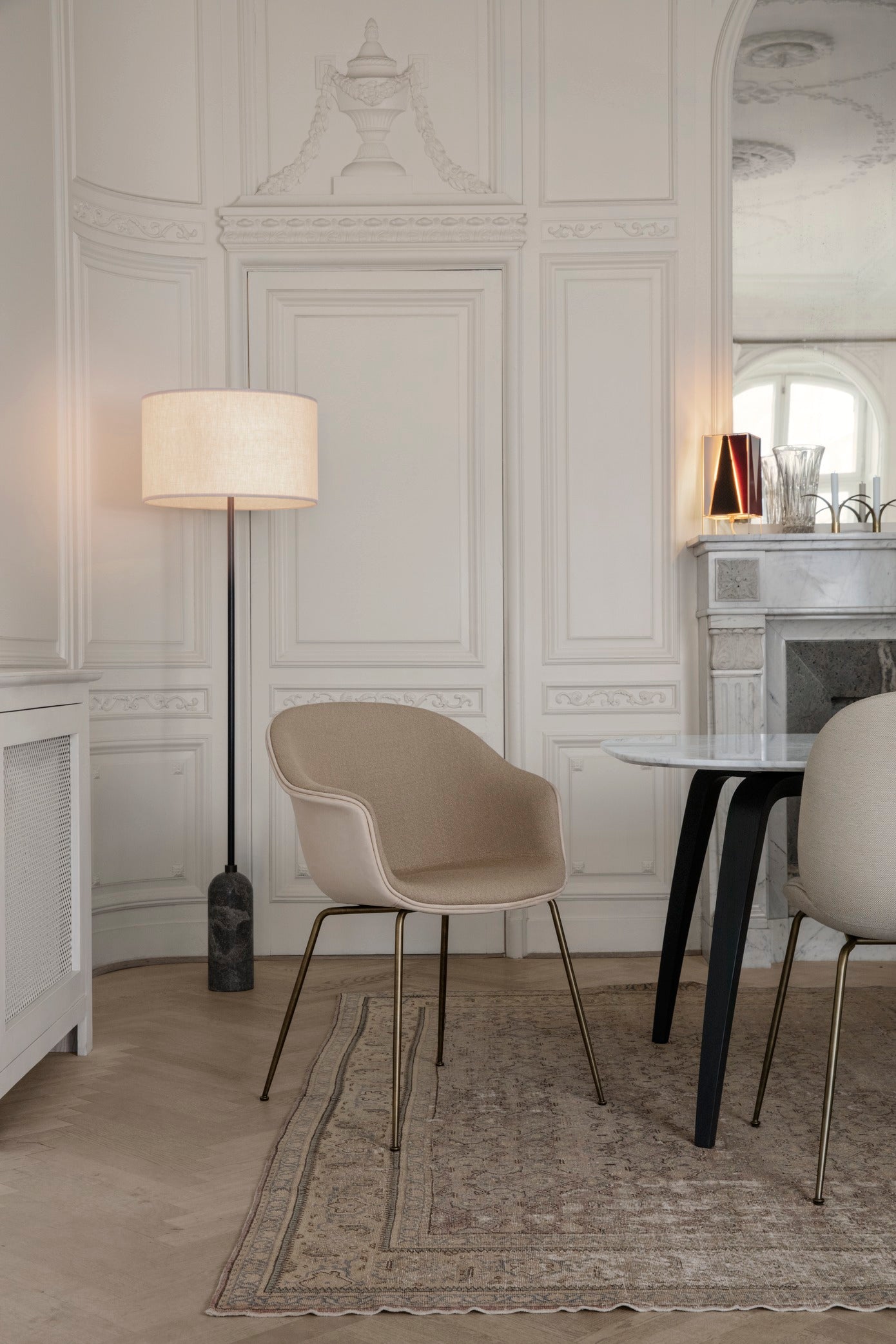 GUBI Table Black Ash Wood