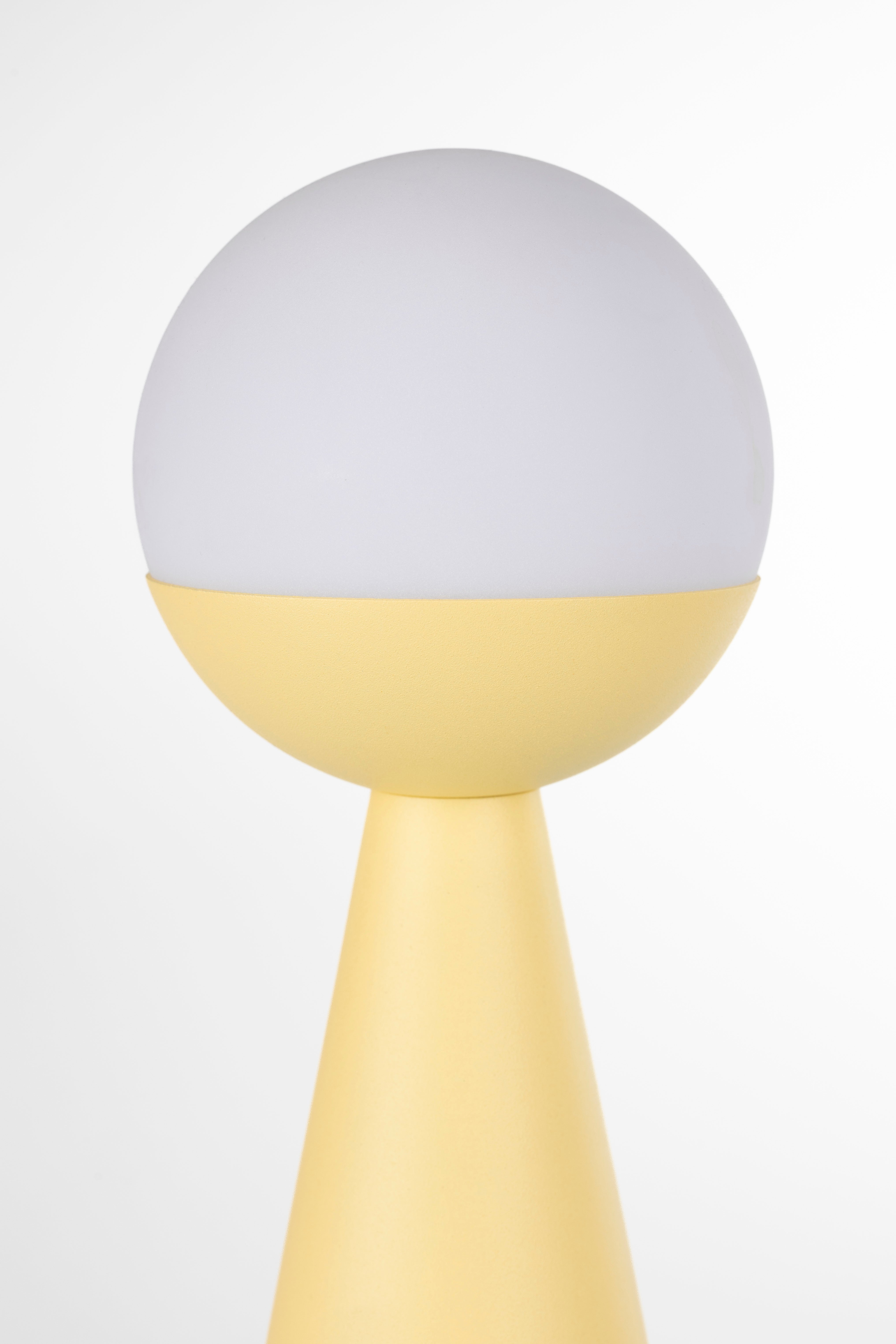 Tragbare Lampe BELLO gelb
