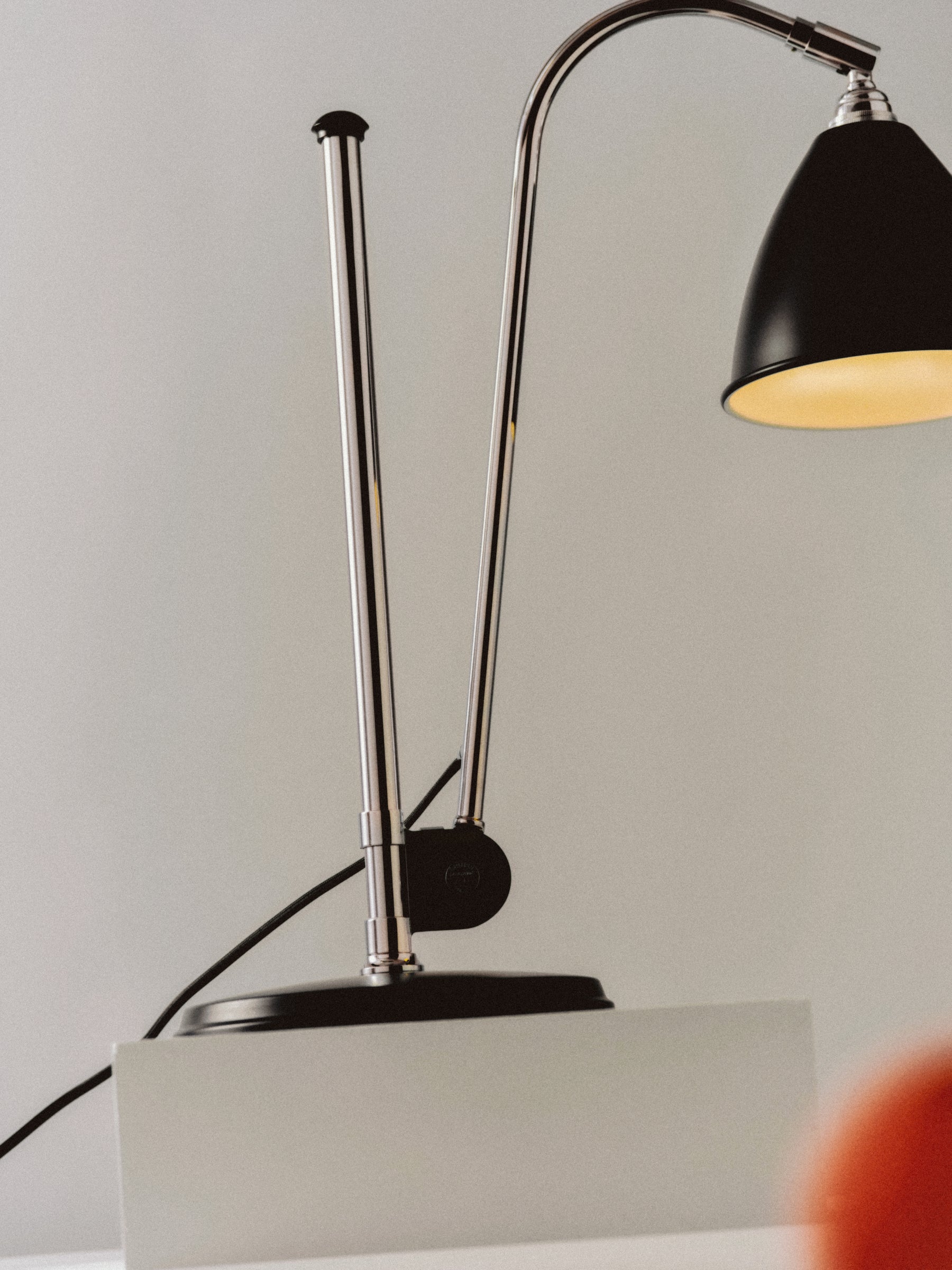 Tischlampe BESTLITE BL1 Messing mit Porzellanschirm