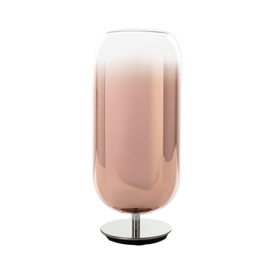 Lampa stołowa GOPLE miedziany ze srebrną podstawą